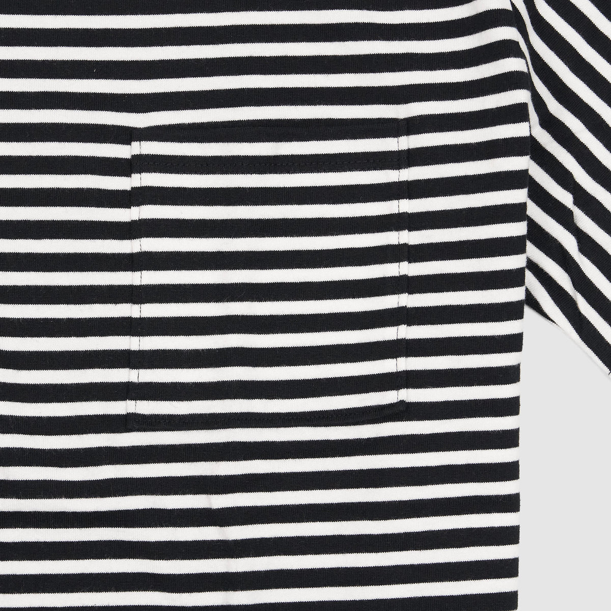Saturdays NYC Striped Pocket Boat Neck T-Shirt