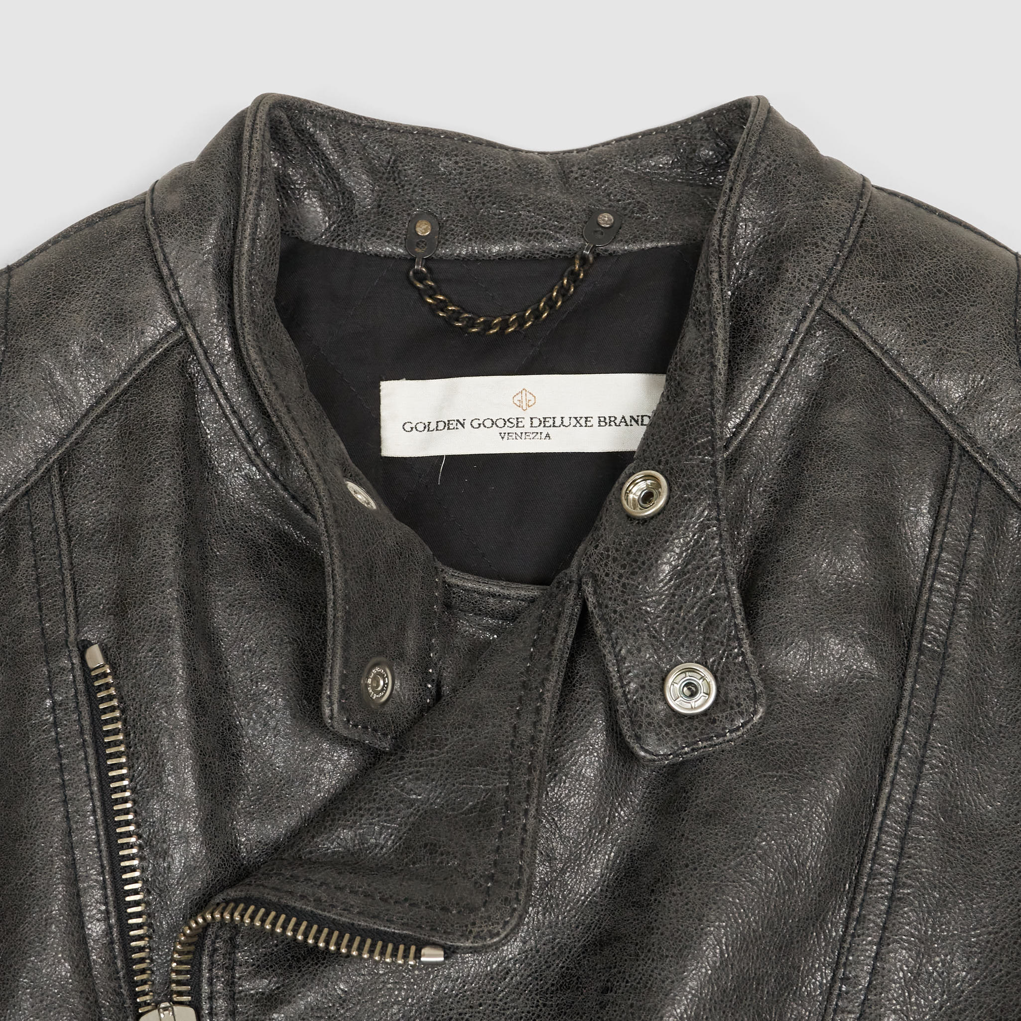 Golden goose deluxe on sale brand leather jacket