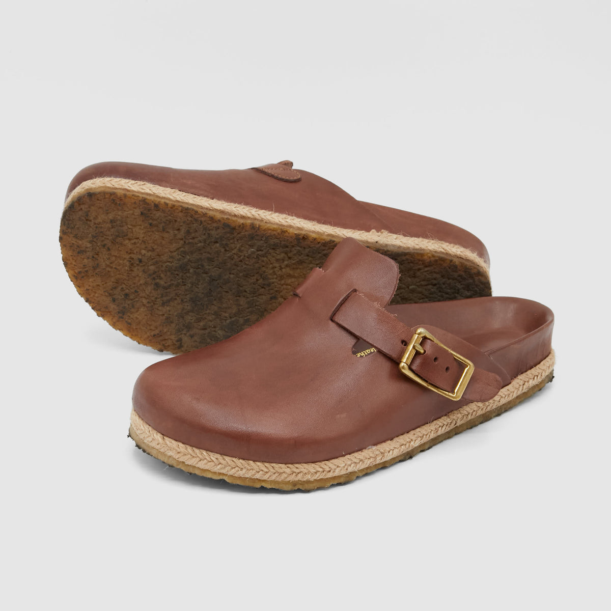 Yuketen Comfort Leather Clogs