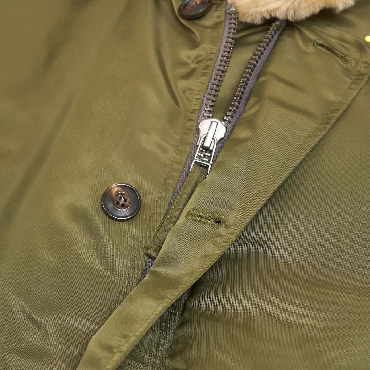 F.S.C Nylon N-1  Shearling Deck Jacket