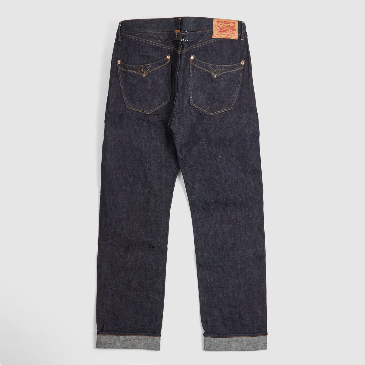 Stevenson Overall  CO. Cinch Back Western Denim Jeans