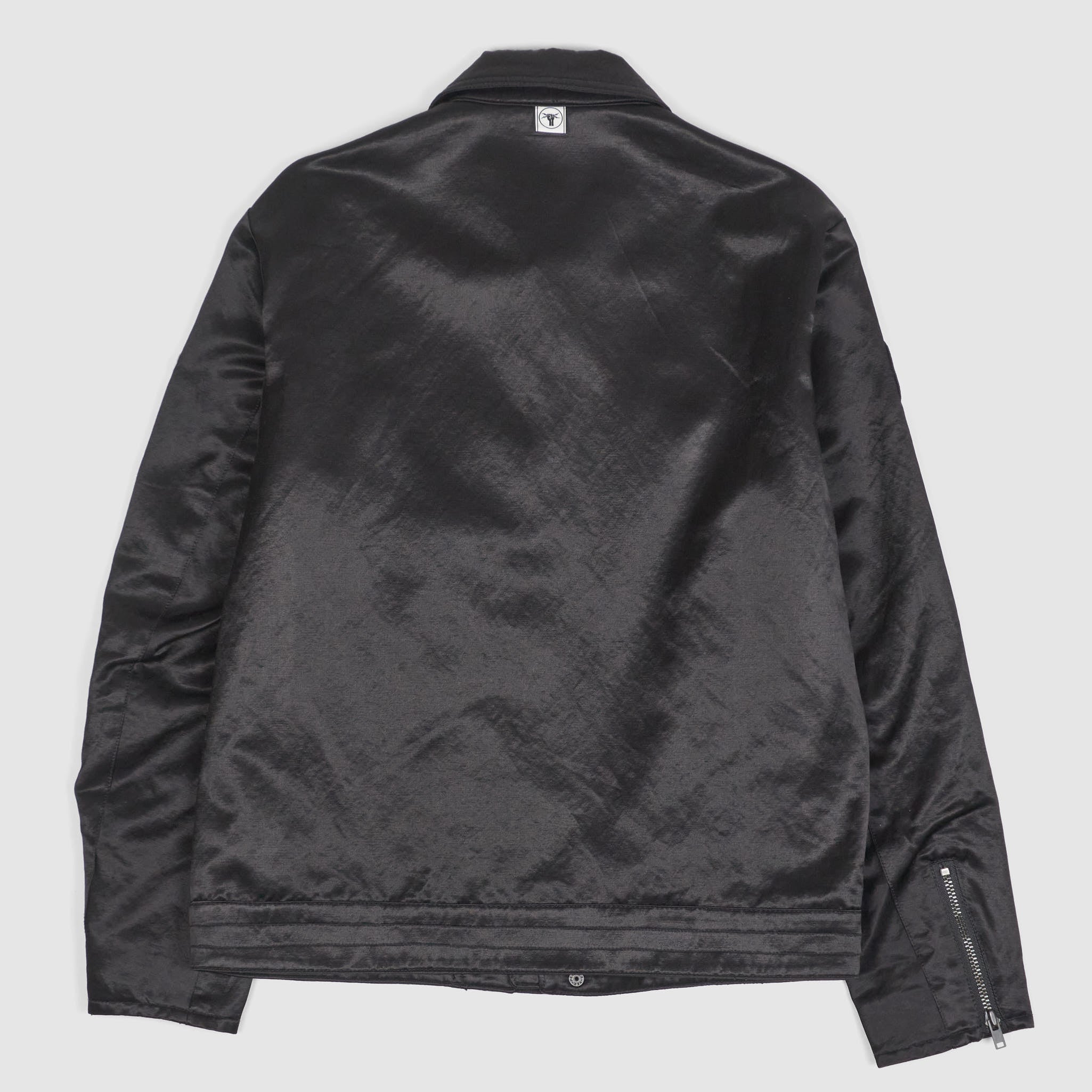 Neighborhood Satin Biker Jacket DeeCee style