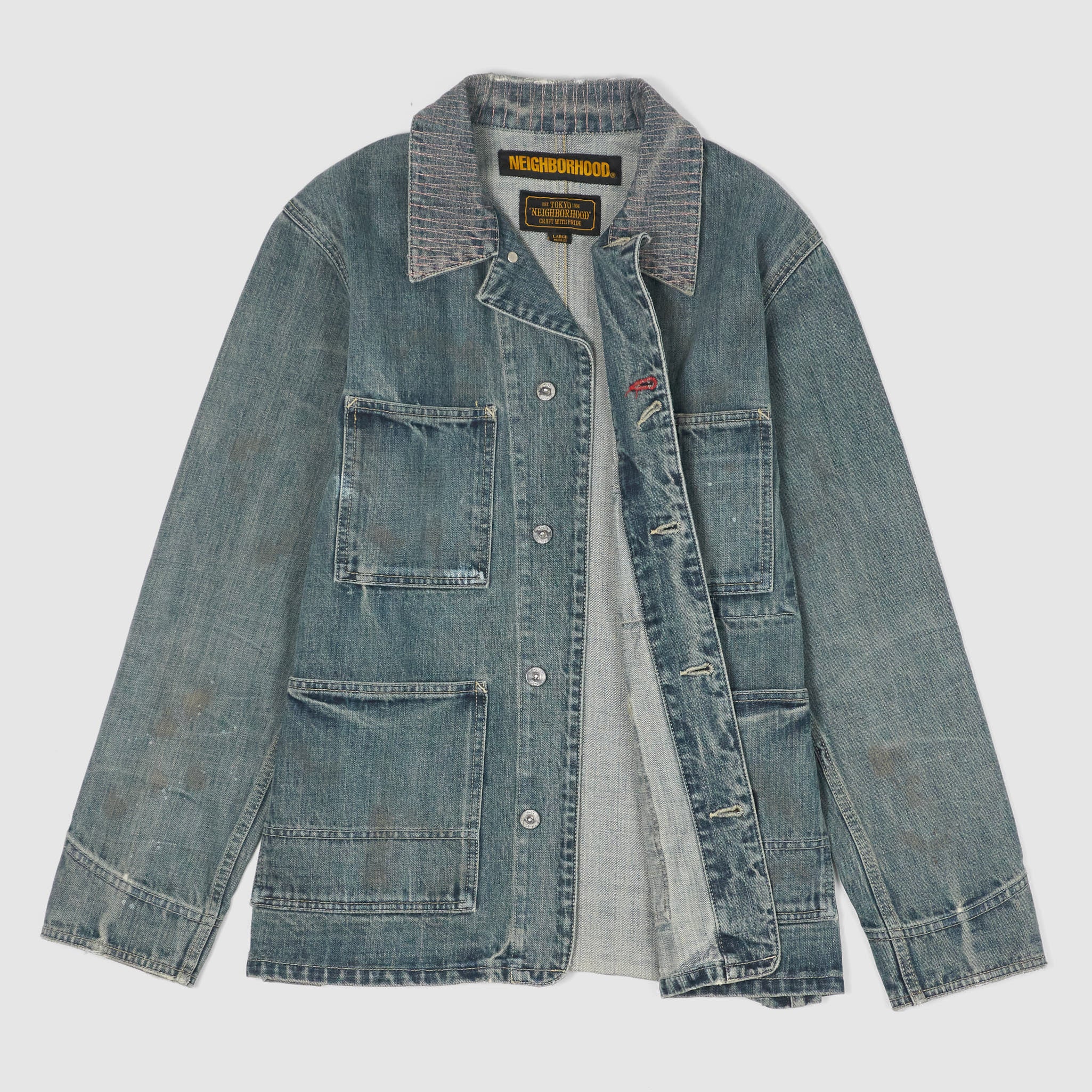 Neighborhood Coverall Distressed Work-Jacket [Archive] - DeeCee style