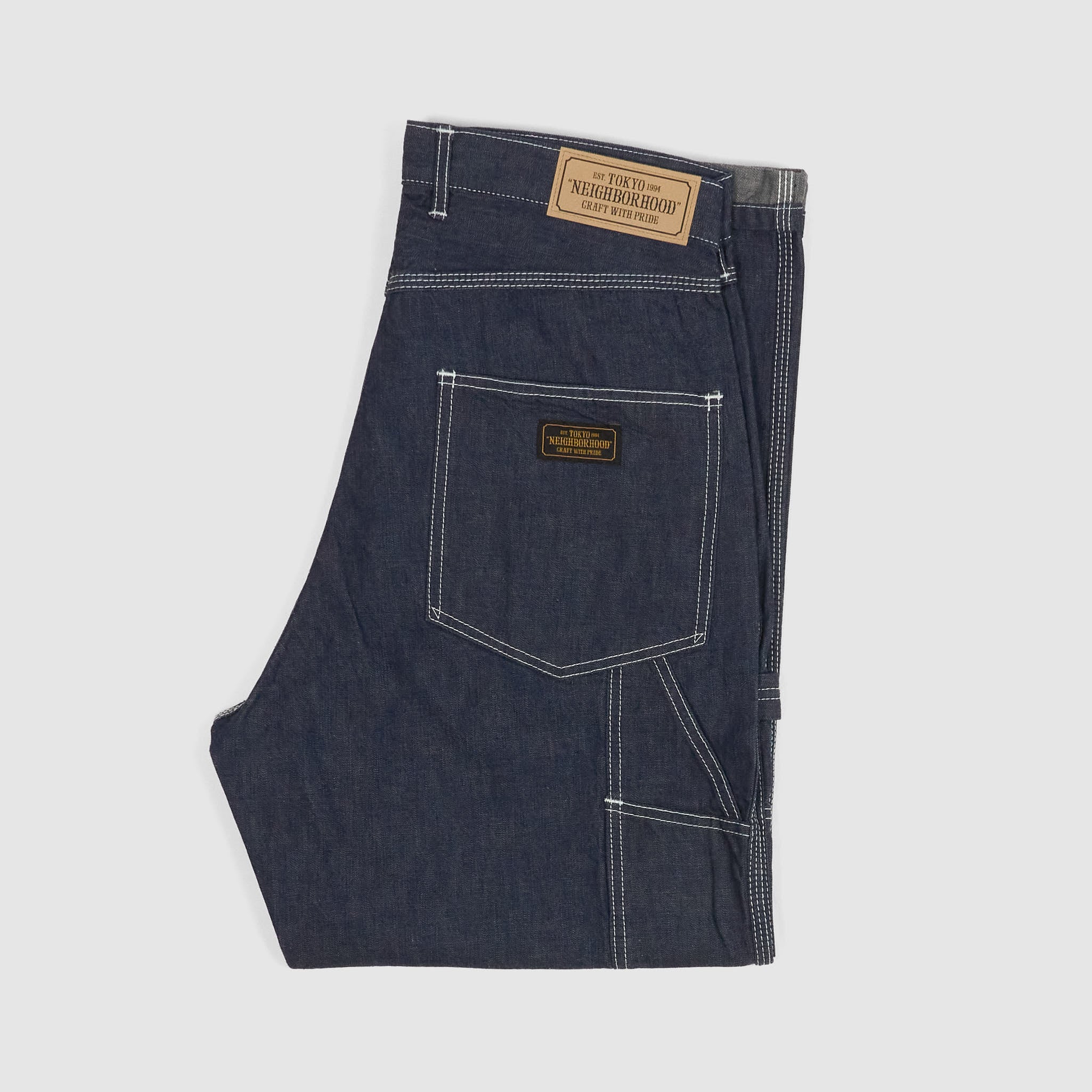 neighborhood DENIM PAINTER SHORT PANTS