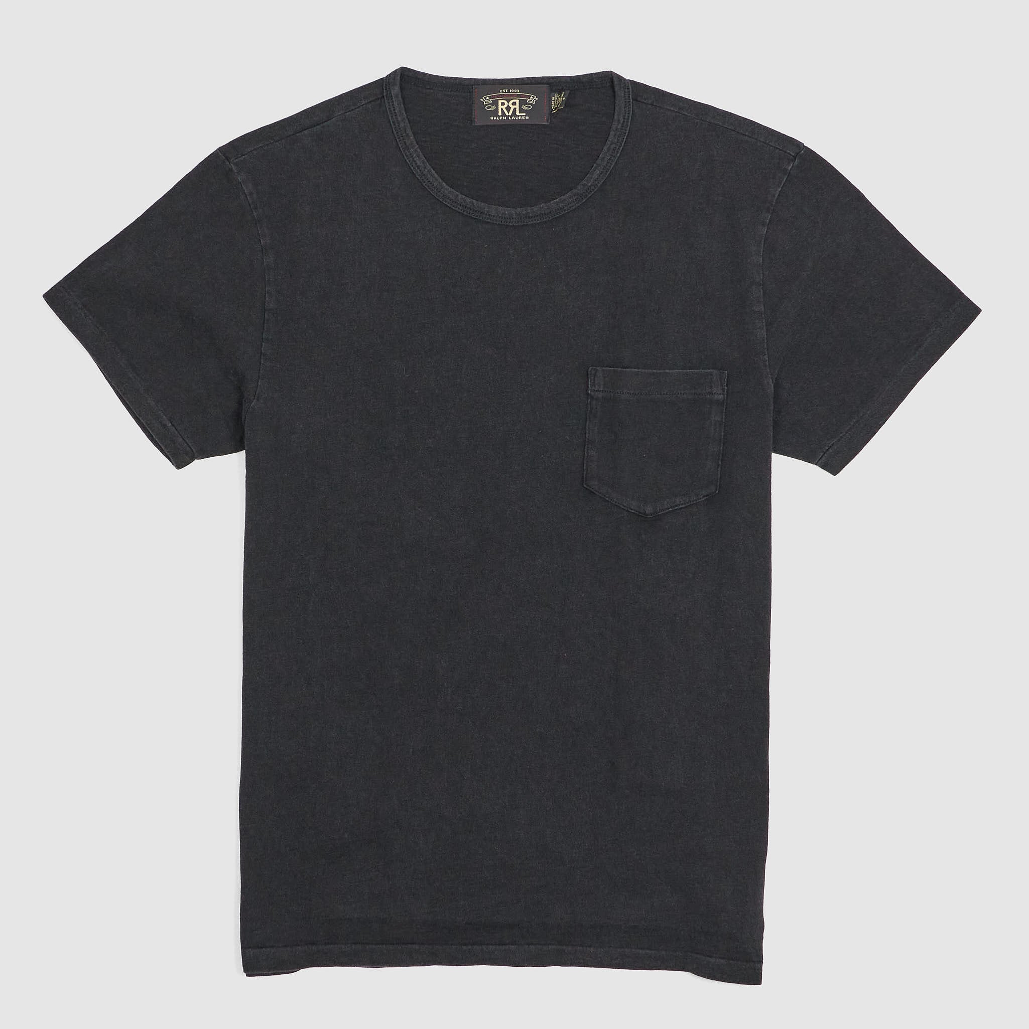 Double RL Indigo Crew Neck Pocket T-Shirt - DeeCee style