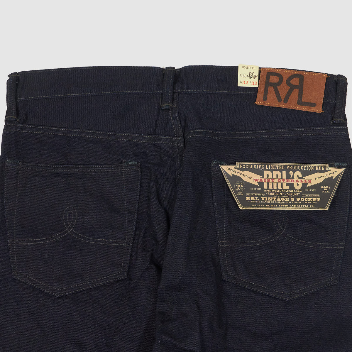 Double RL Straight Leg Selvage Jeans