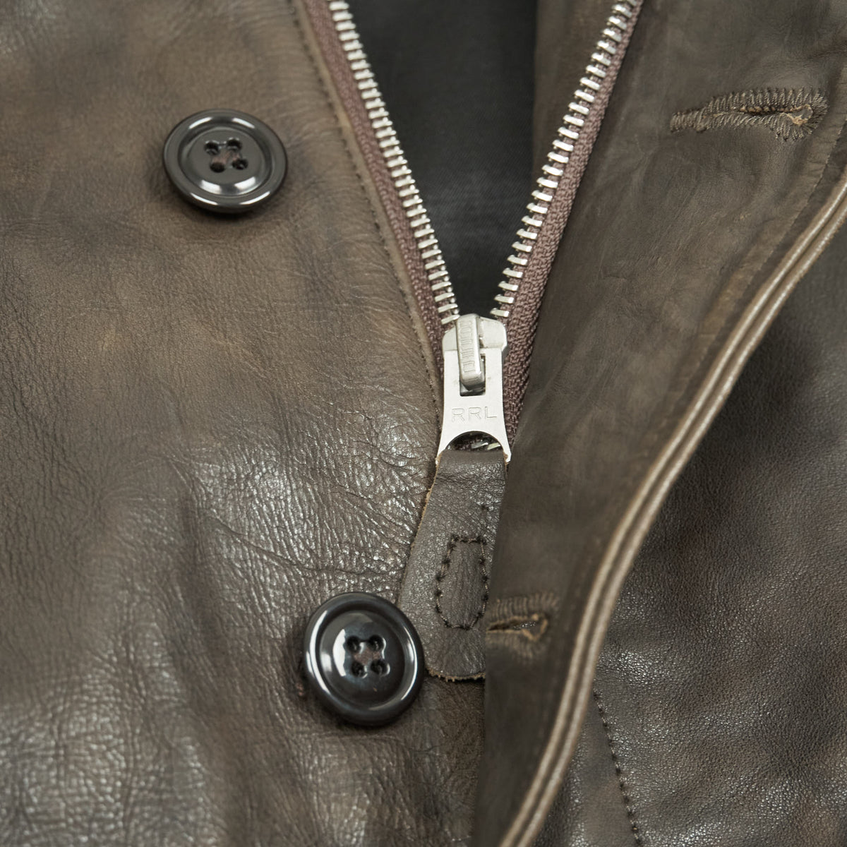 Double RL Limited Leather N-1 Deck Jacket