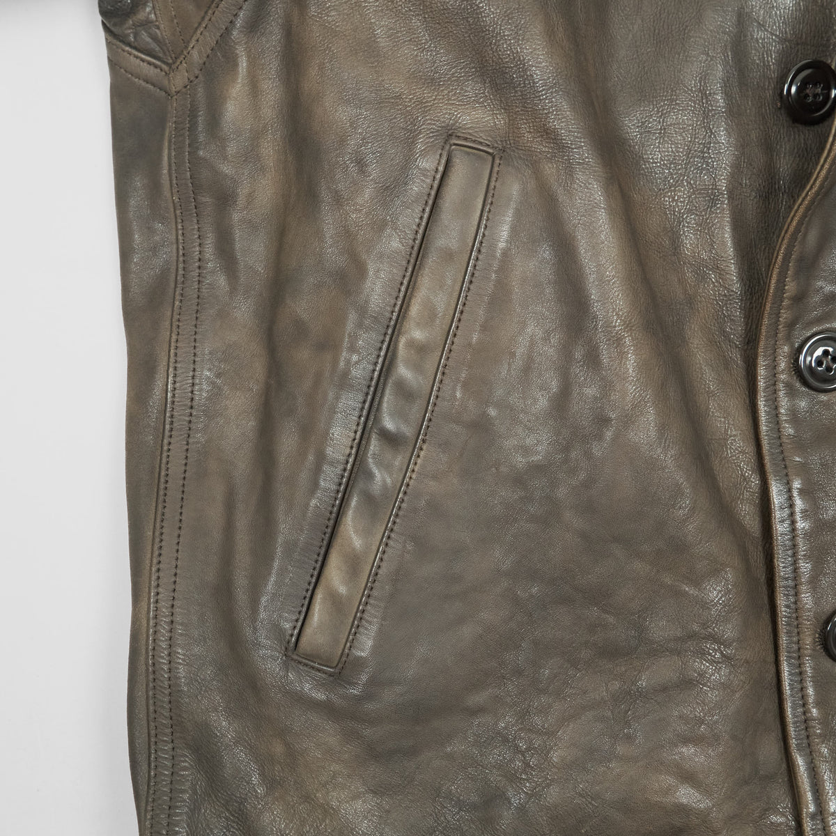 Double RL Limited Leather N-1 Deck Jacket