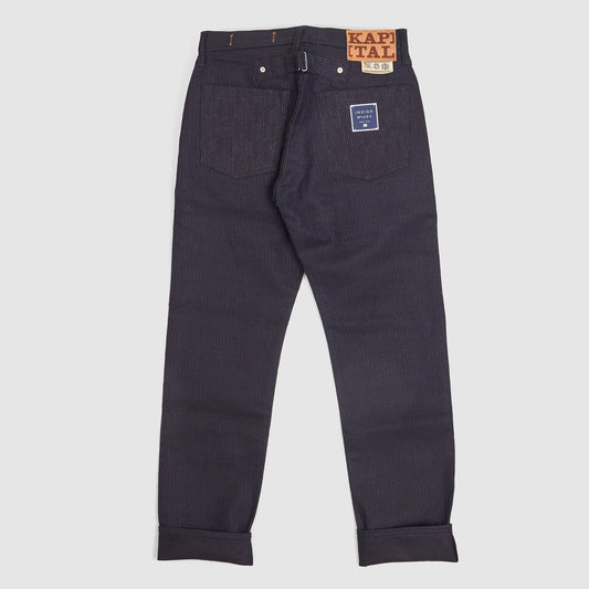 Kapital Century Denim Five Pocket with Cinch Back No. 123+S
