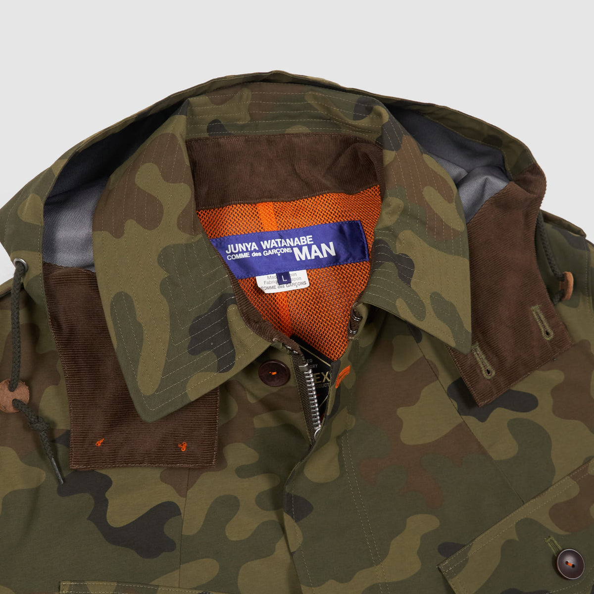 Junya Watanabe Man Camouflage Gore-Tex Hooded Jacket
