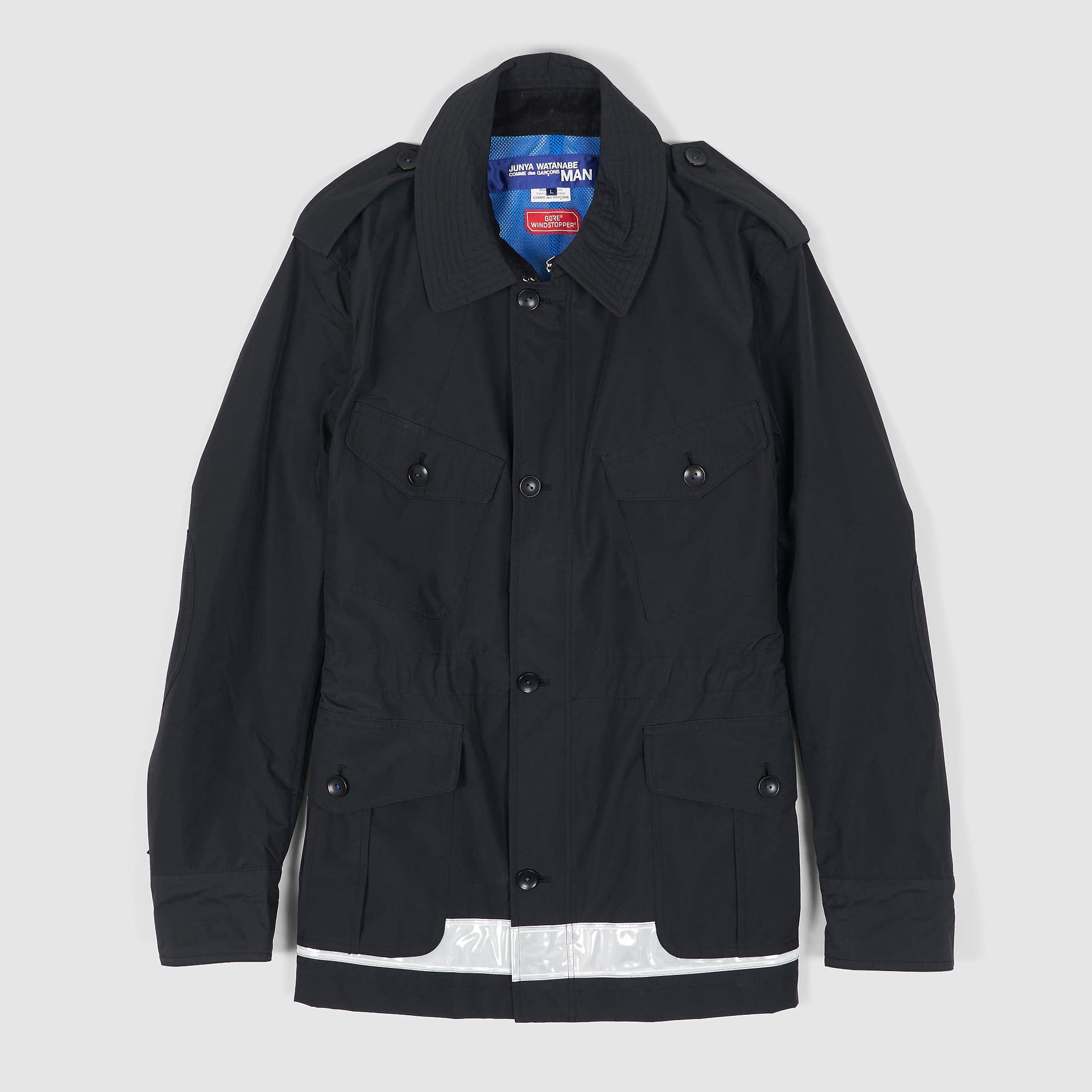Junya Watanabe Man Windstopper Hooded Field Jacket - DeeCee style Junya Watanabe Man Windstopper Hooded Field Jacket - DeeCee style