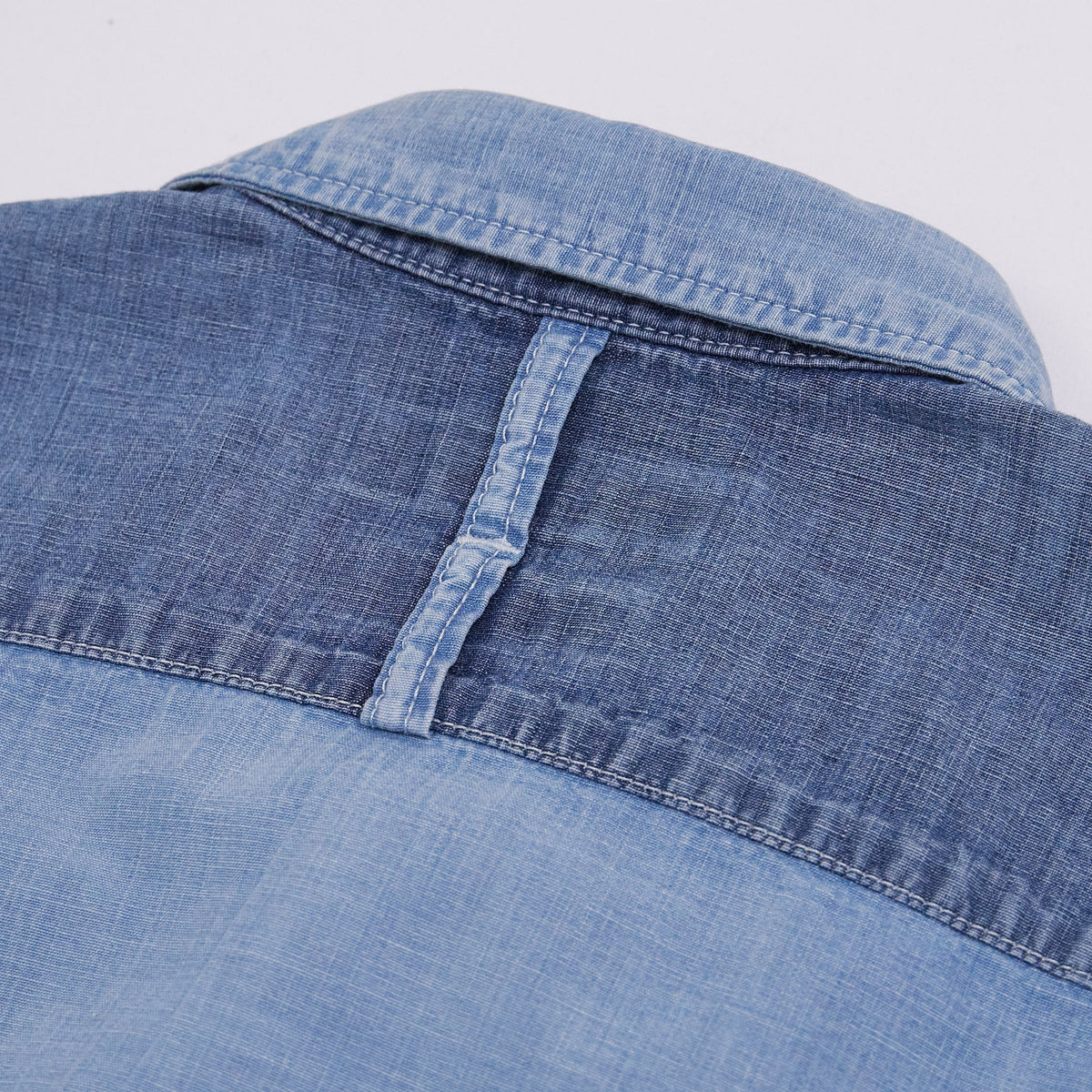 FDMTL Jeans Shirt Shashiko Patchwork