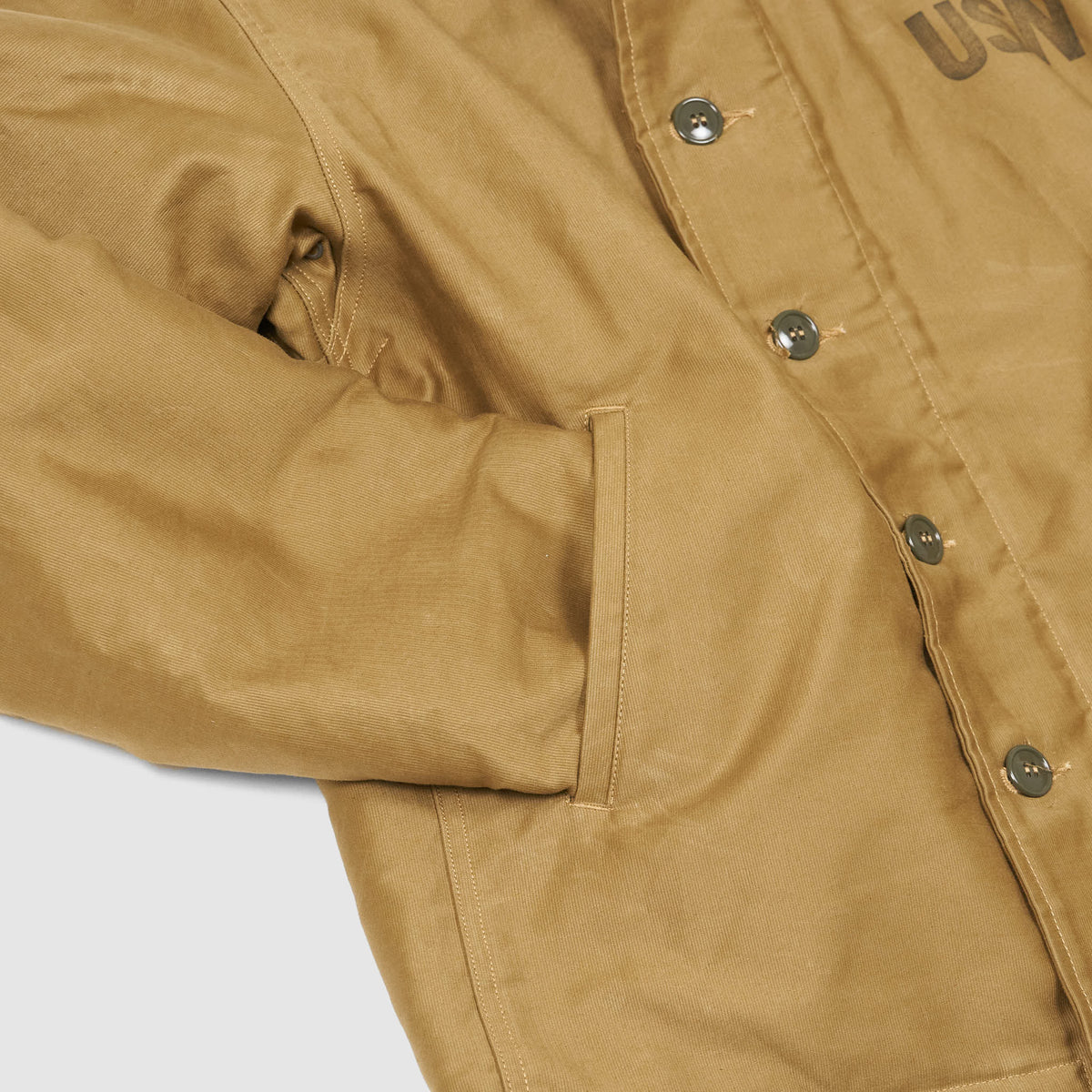 Buzz Rickson&#39;s N-1 Jungle Cloth Deck Jacket Demotex