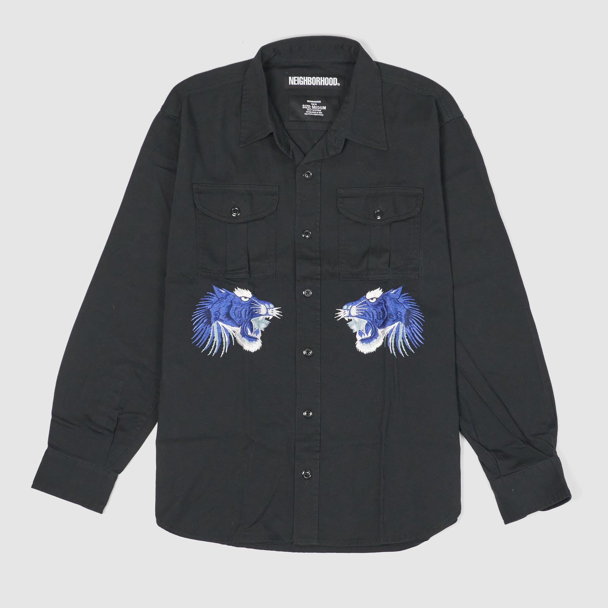 近々出品取下げ予定 NEIGHBORHOOD CPO SHIRT LS BLUE NEIGHBORHOOD. CPO SHIRT LS CPO Shirt Jacket NEIGHBORHOOD MYK6054422841