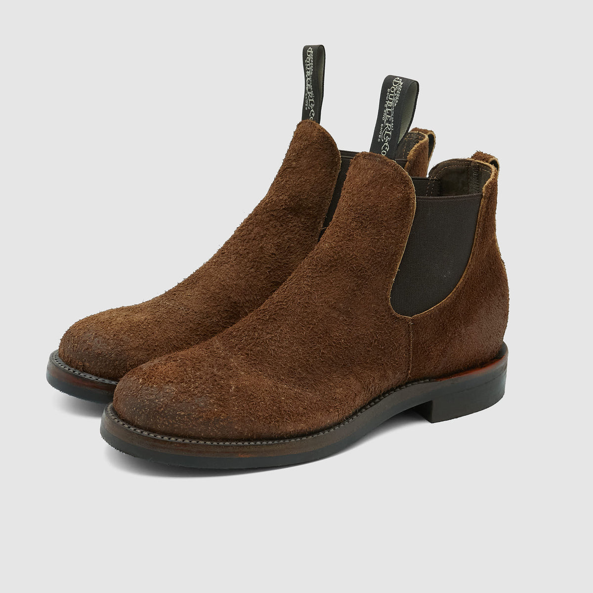 Double RL Congress Roughout Suede Chelsea Boots