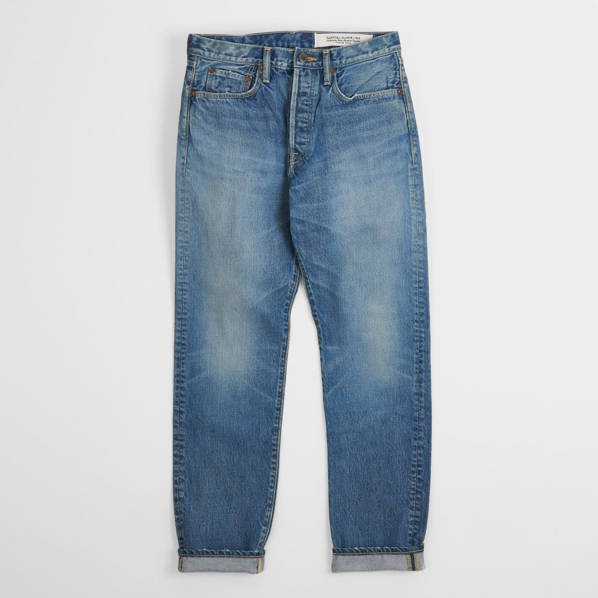 Kapital Hard Washed Basic Denim Jeans