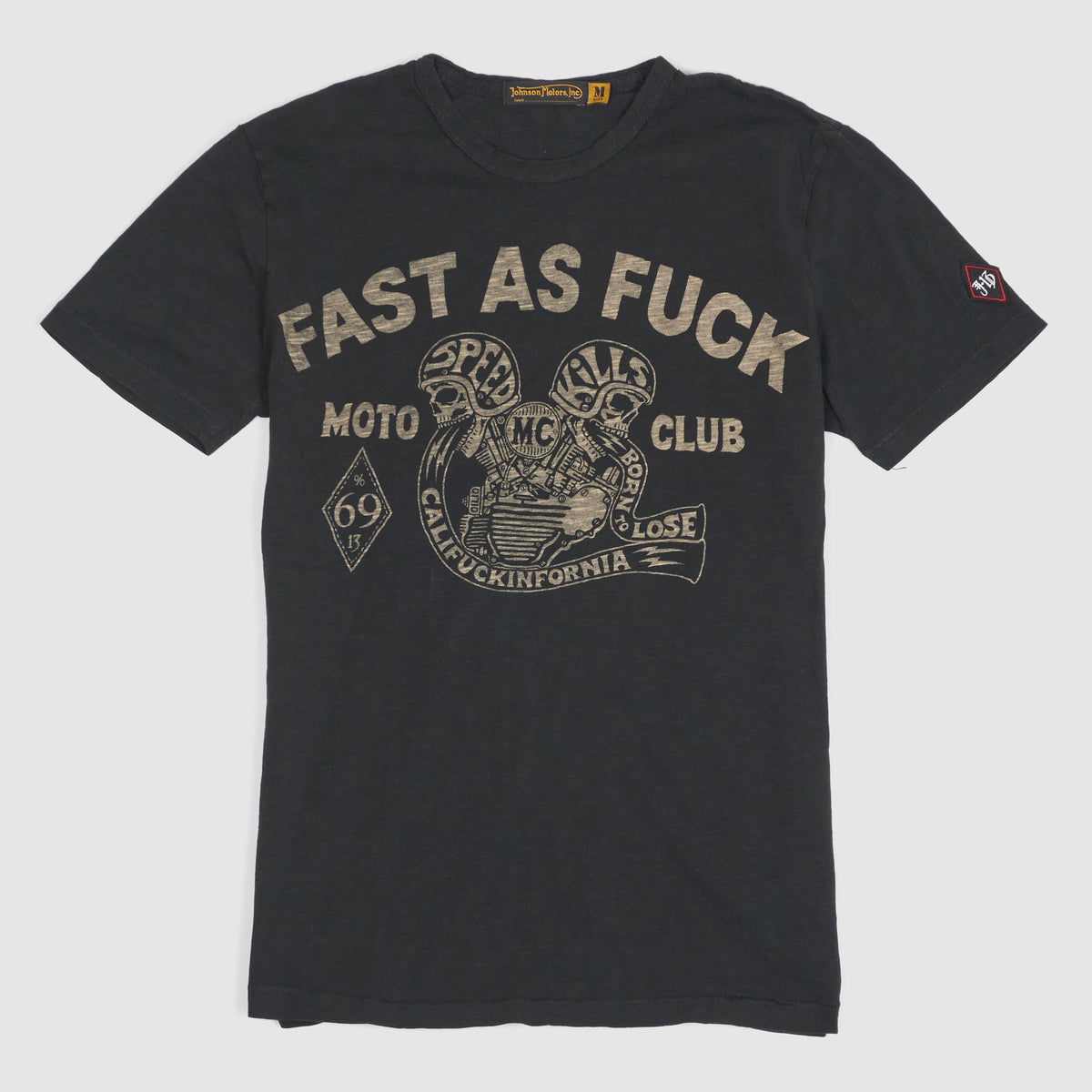 Johnson Motors Inc. Crew Neck Fast as Fuck T-Shirts