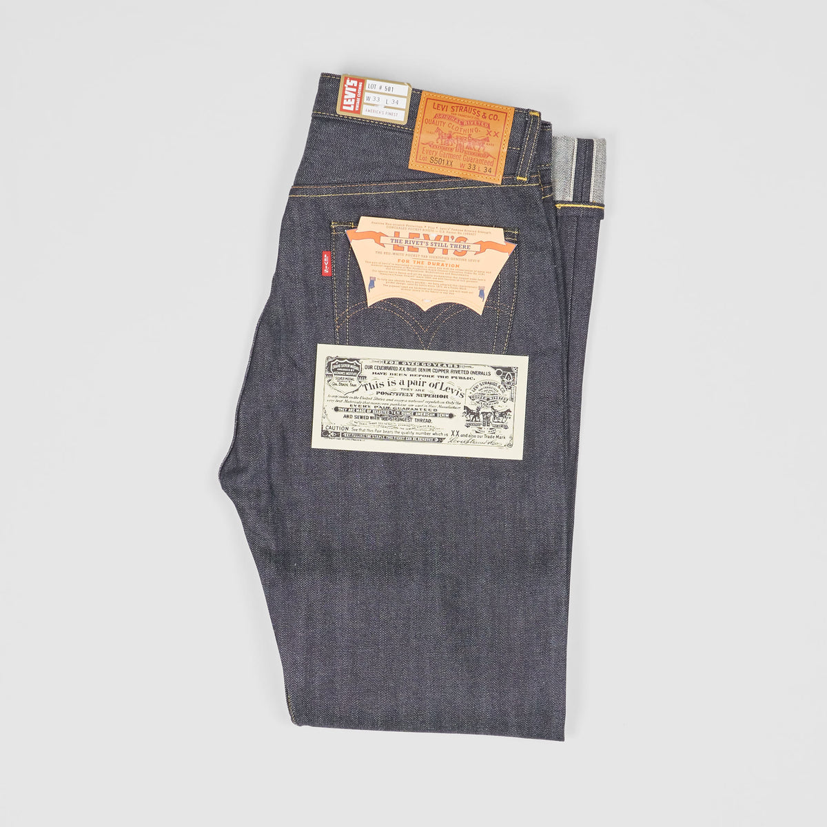 Levi&#39;s® Vintage S501®XX 1944s Original Rigid Jeans