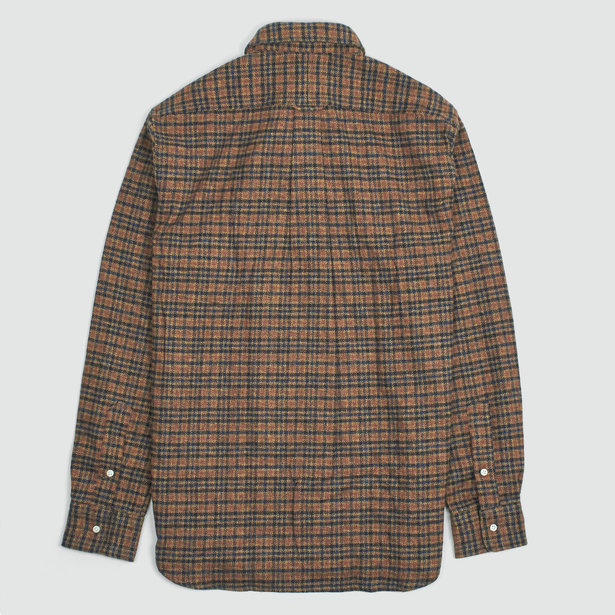 Gitman Vintage for DeeCee style Plaid Flannel Shirt Brown