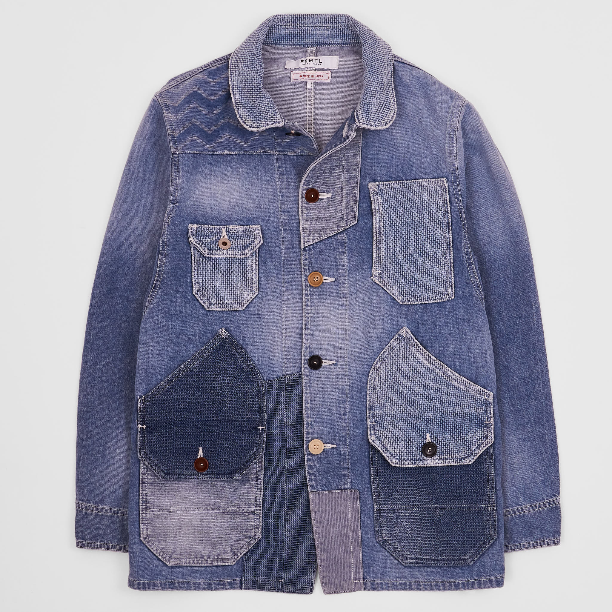 FDMTL Sashiko Patchwork Workjacket - DeeCee style