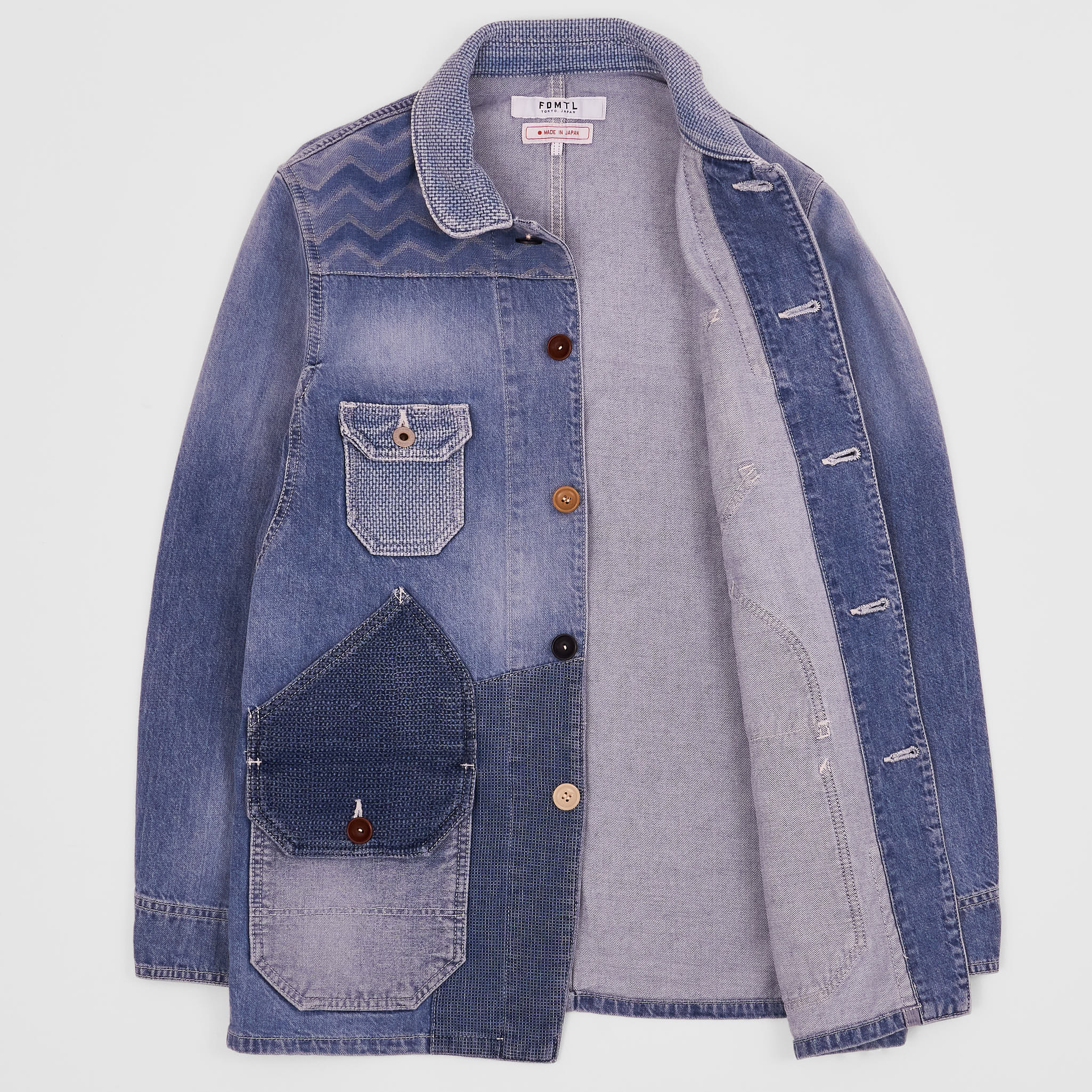 Fdmtl patchwork coverall jacket outlet