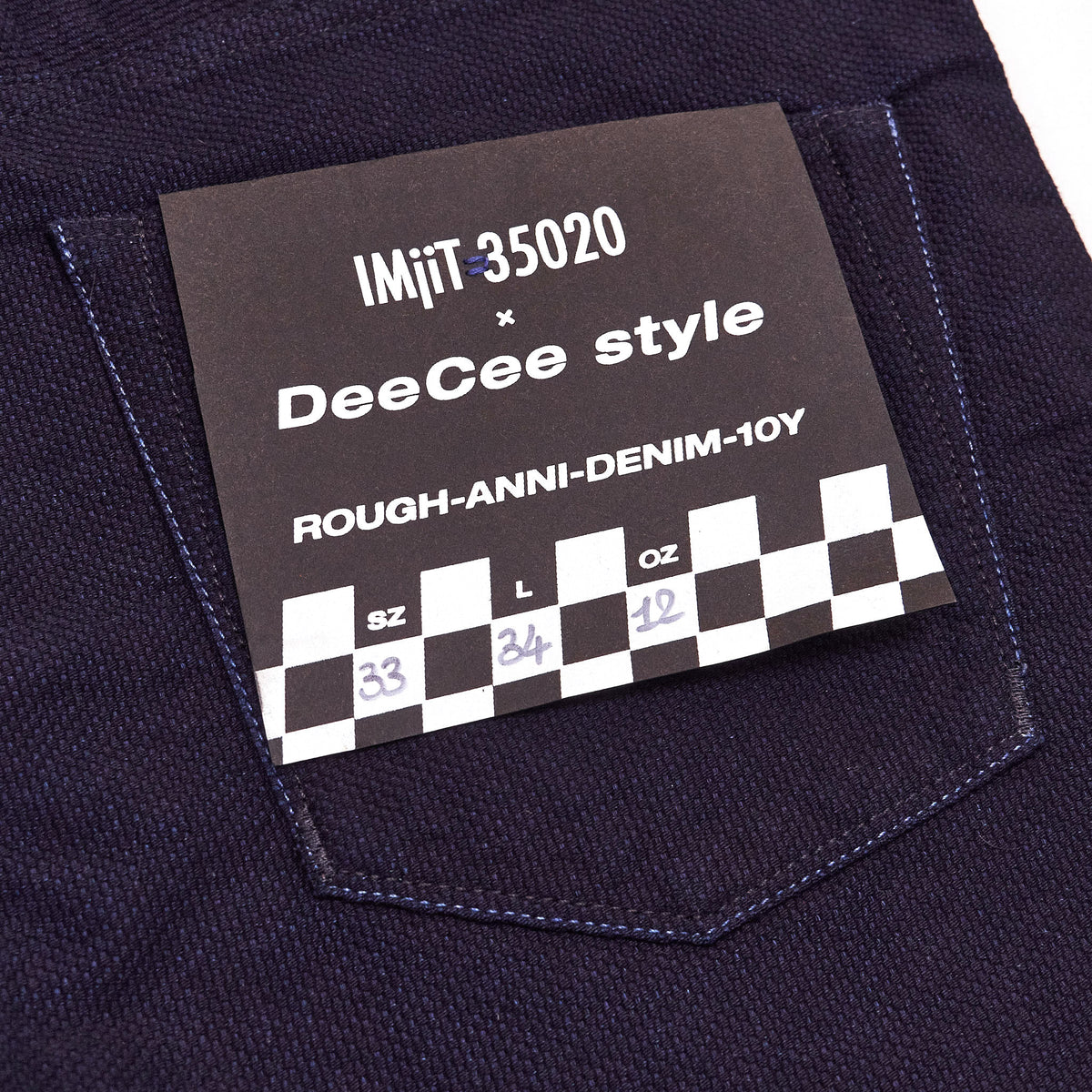 IMjiT 35020 x DeeCee style Anniversary Sashiko Jeans