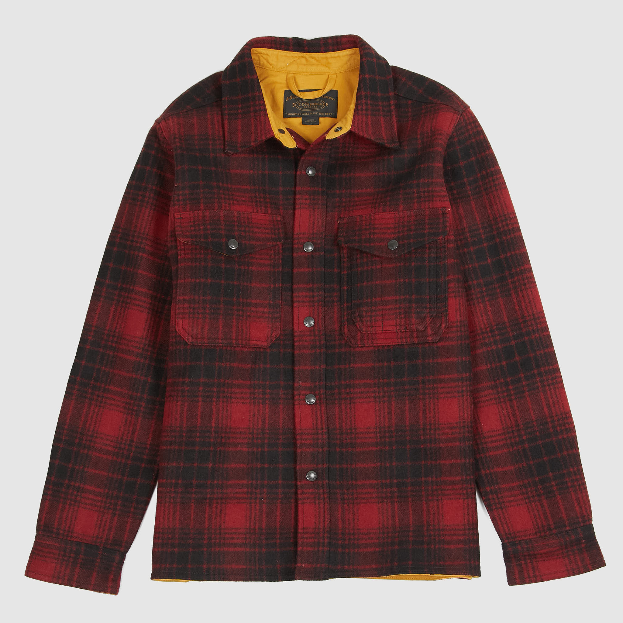 Filson Cotton Lined Wool Plaid Shirt Jacket DeeCee style