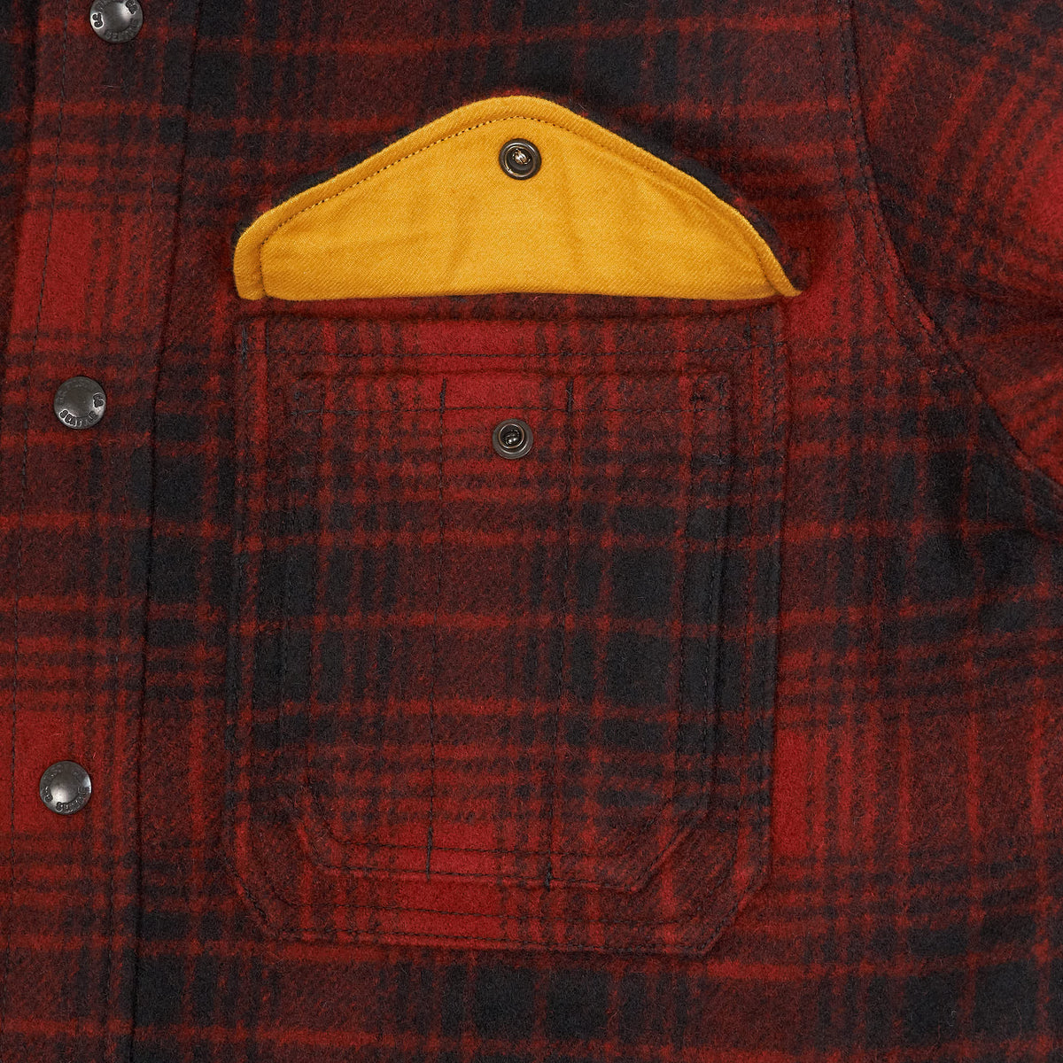 Filson Cotton Lined Wool Plaid Shirt Jacket