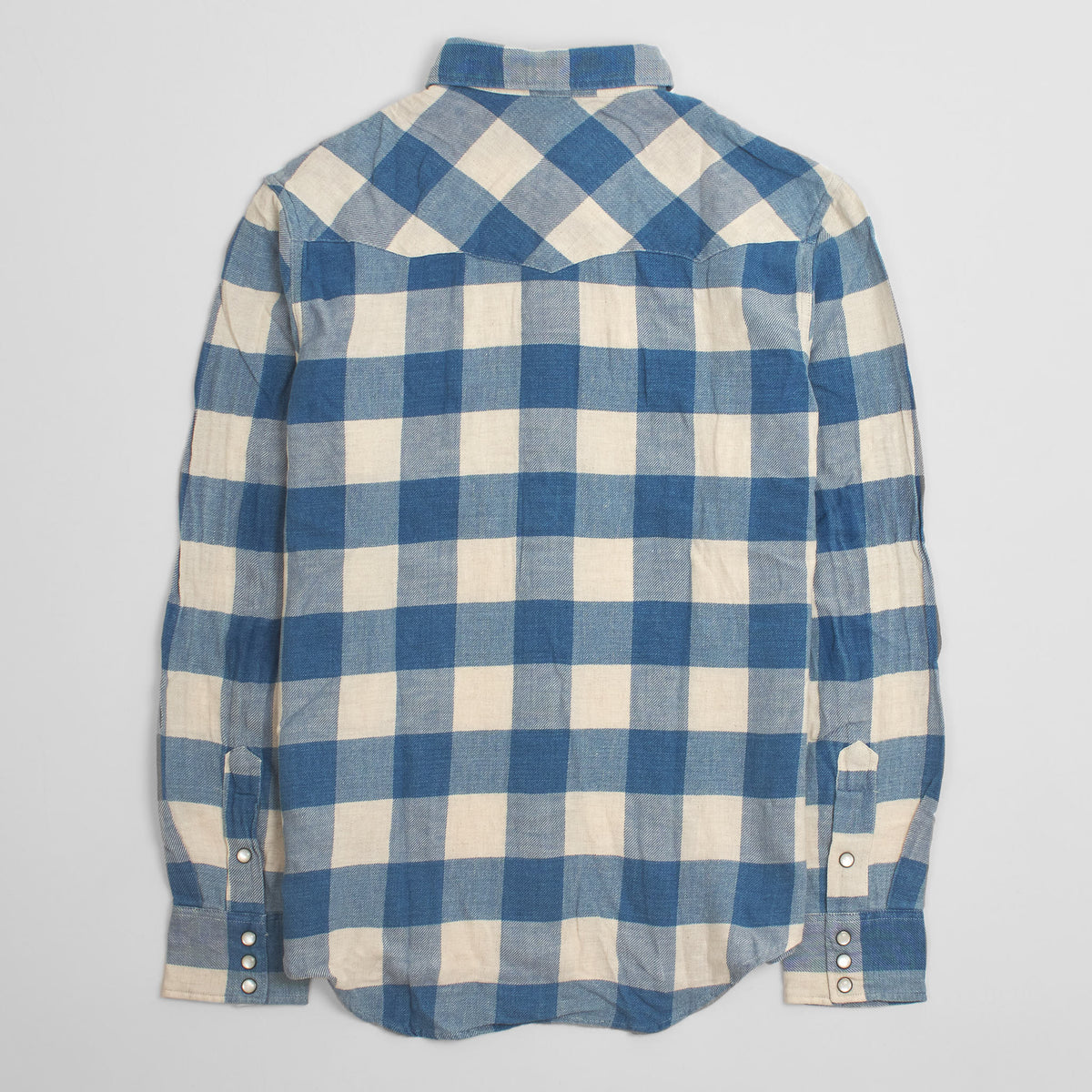 DoubleRL Western check shirt.