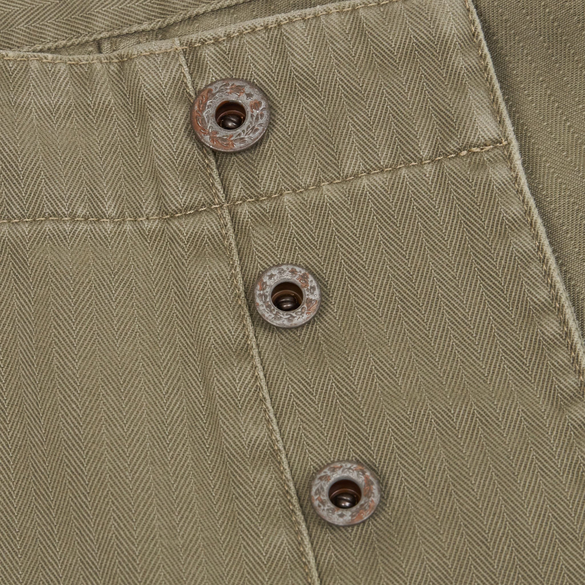 Chimala Herringbone Fatigue Chino Pants - DeeCee style