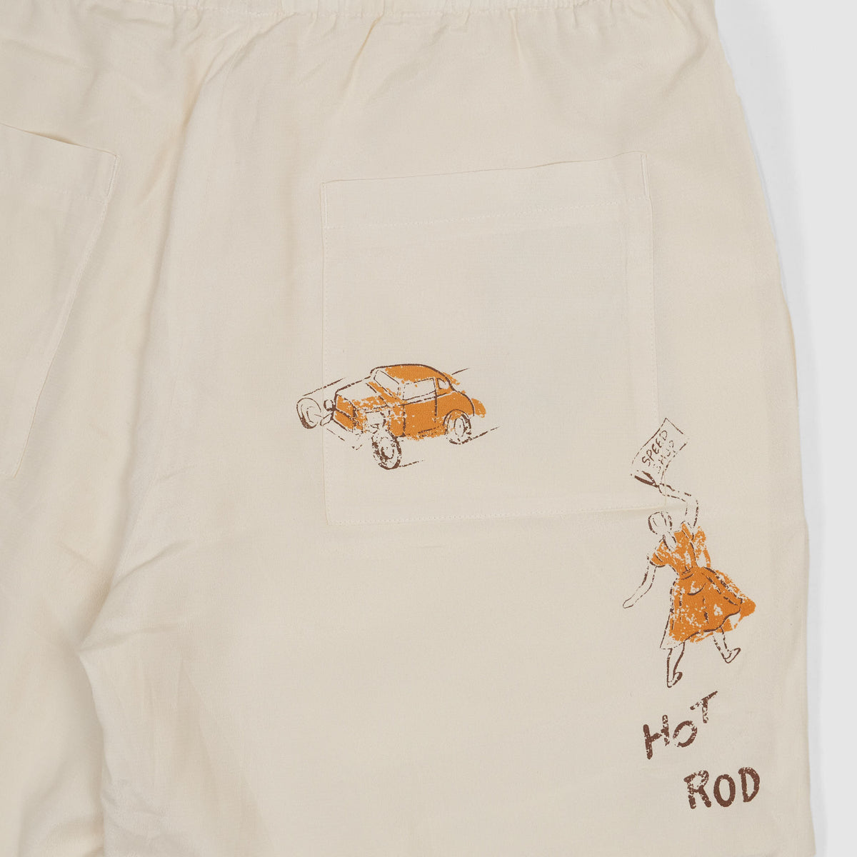 Old Crow Speed Shop by Glad Hand &amp; Co. Light Beach Shorts