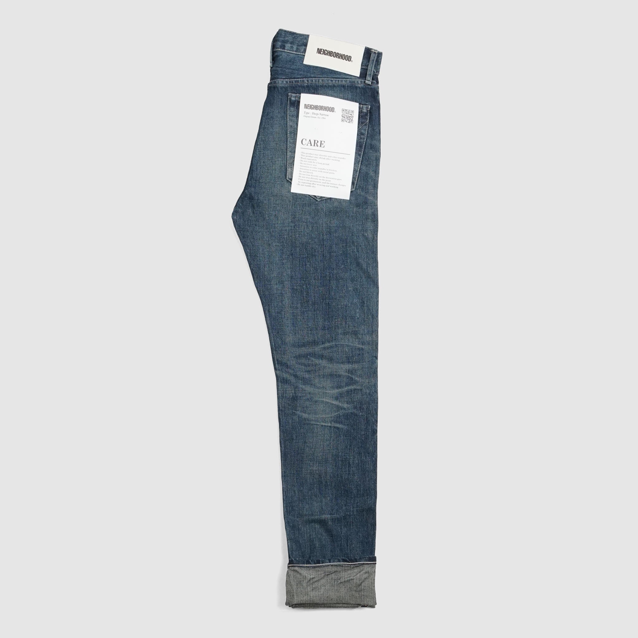 neighborhood deep narrow denim jeans M