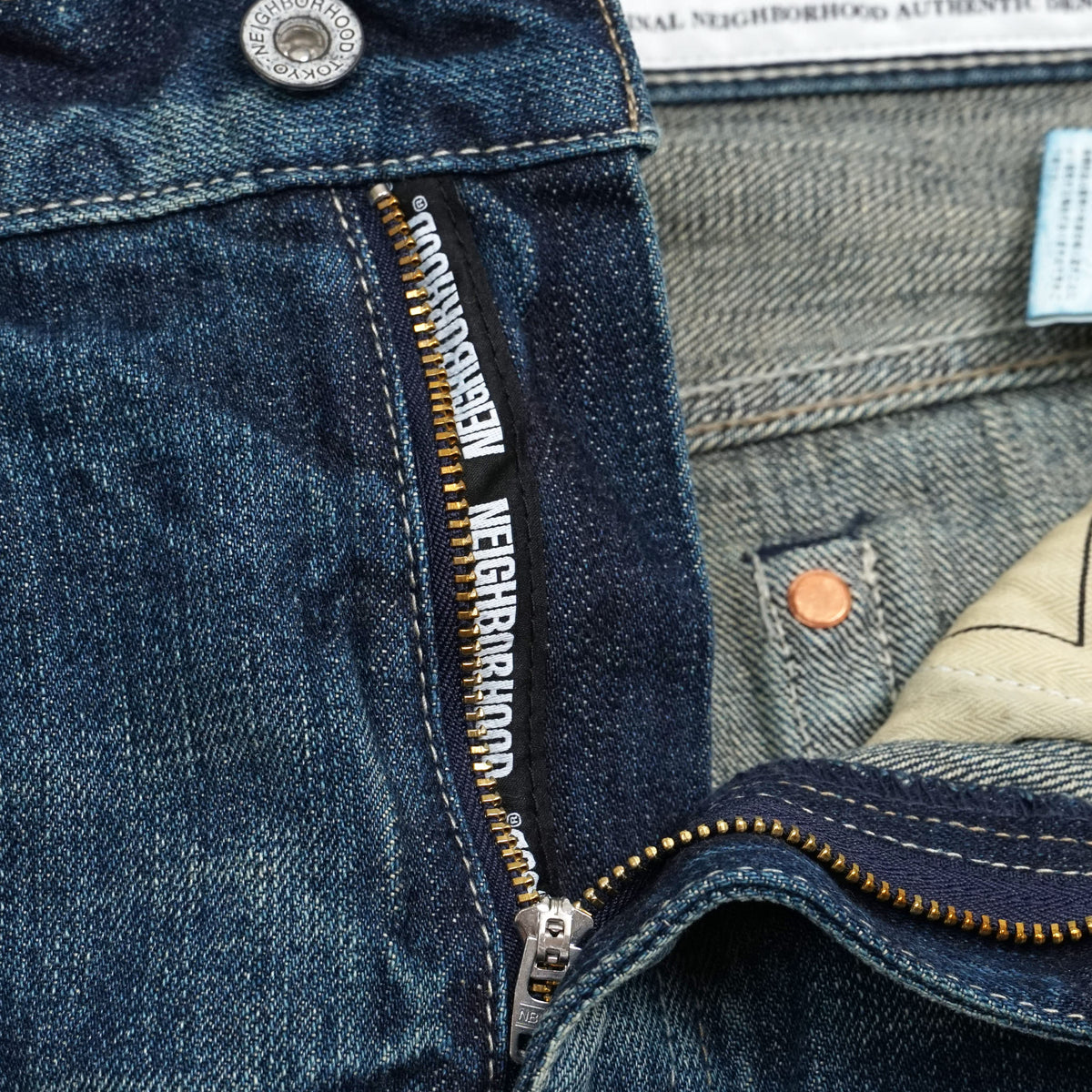 Neighborhood 5-Pocket Narrow Denim Jeans