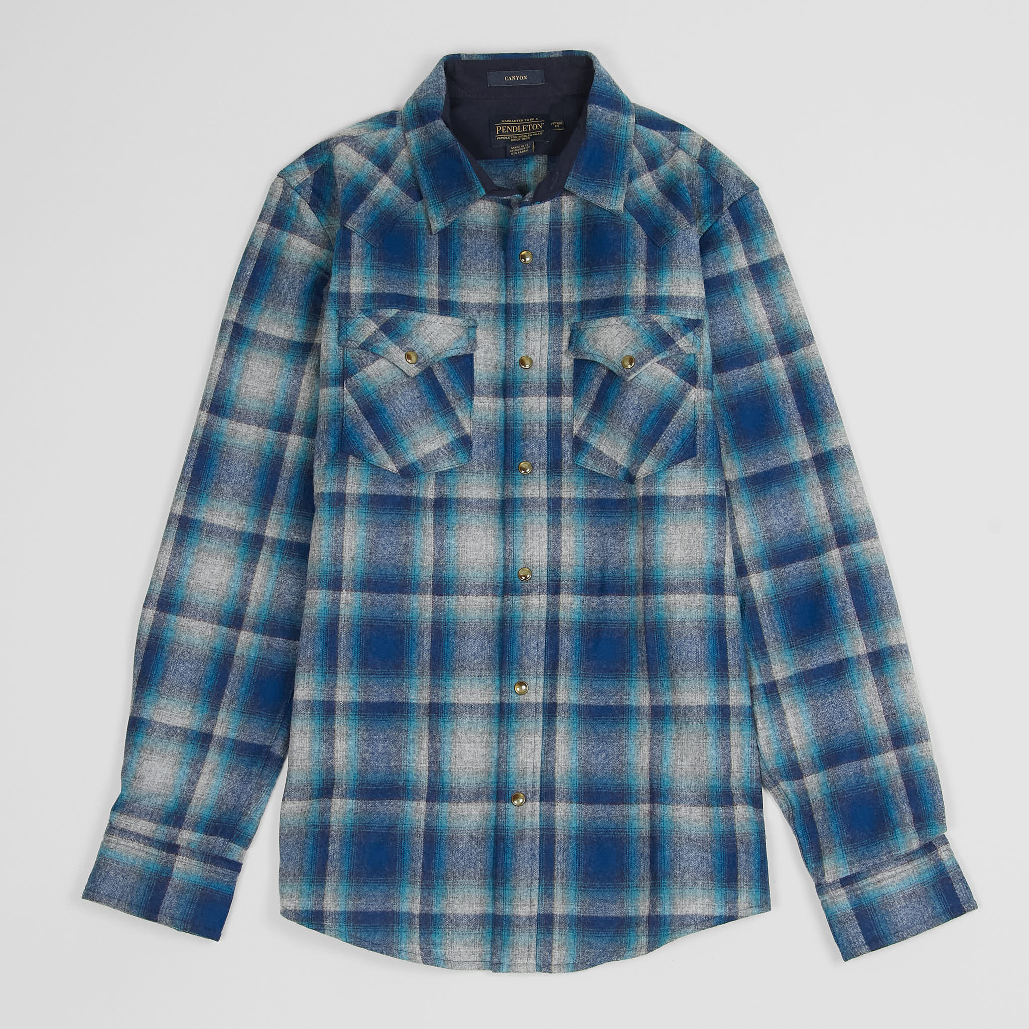 Pendleton Fitted Snap Front Wool Western Shirt - DeeCee style