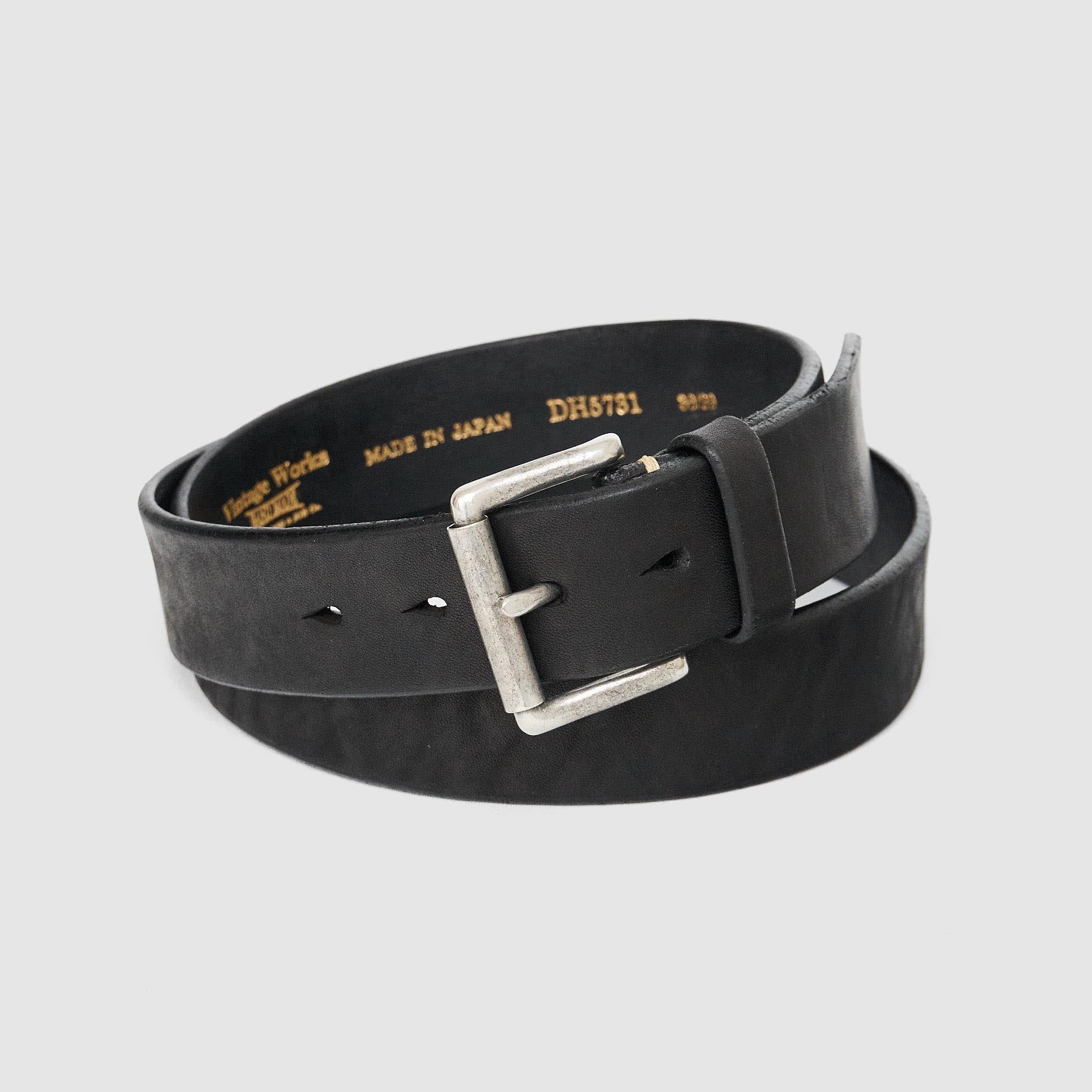 Vintage Works Classic Belt with Roller Buckle - DeeCee style