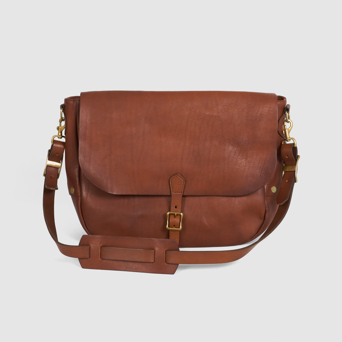 Vasco Postman Leather Shoulder Bag Large