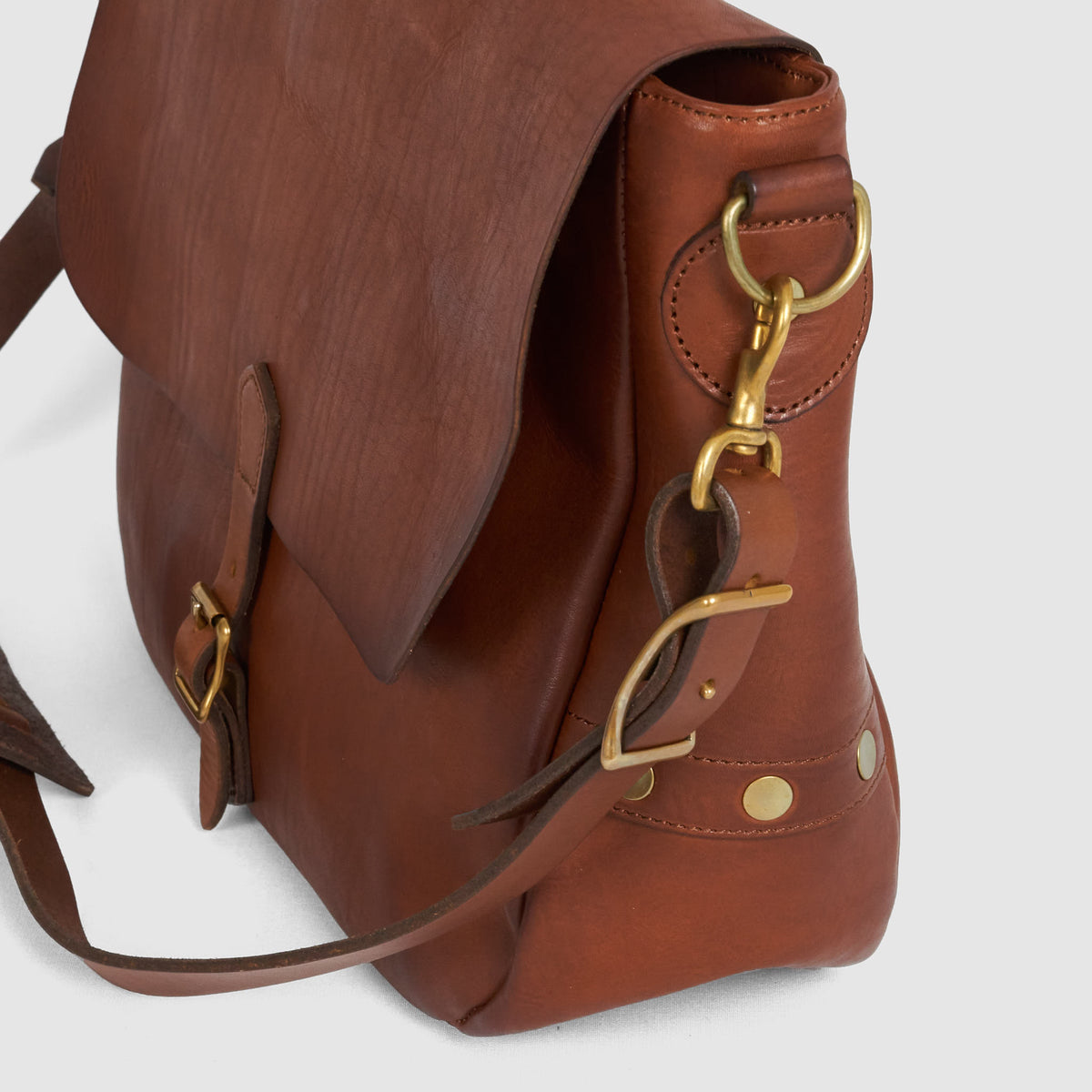 Vasco Postman Leather Shoulder Bag Large