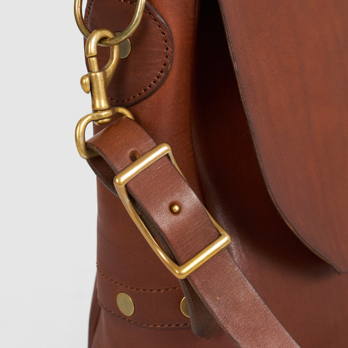 Vasco Postman Leather Shoulder Bag Large