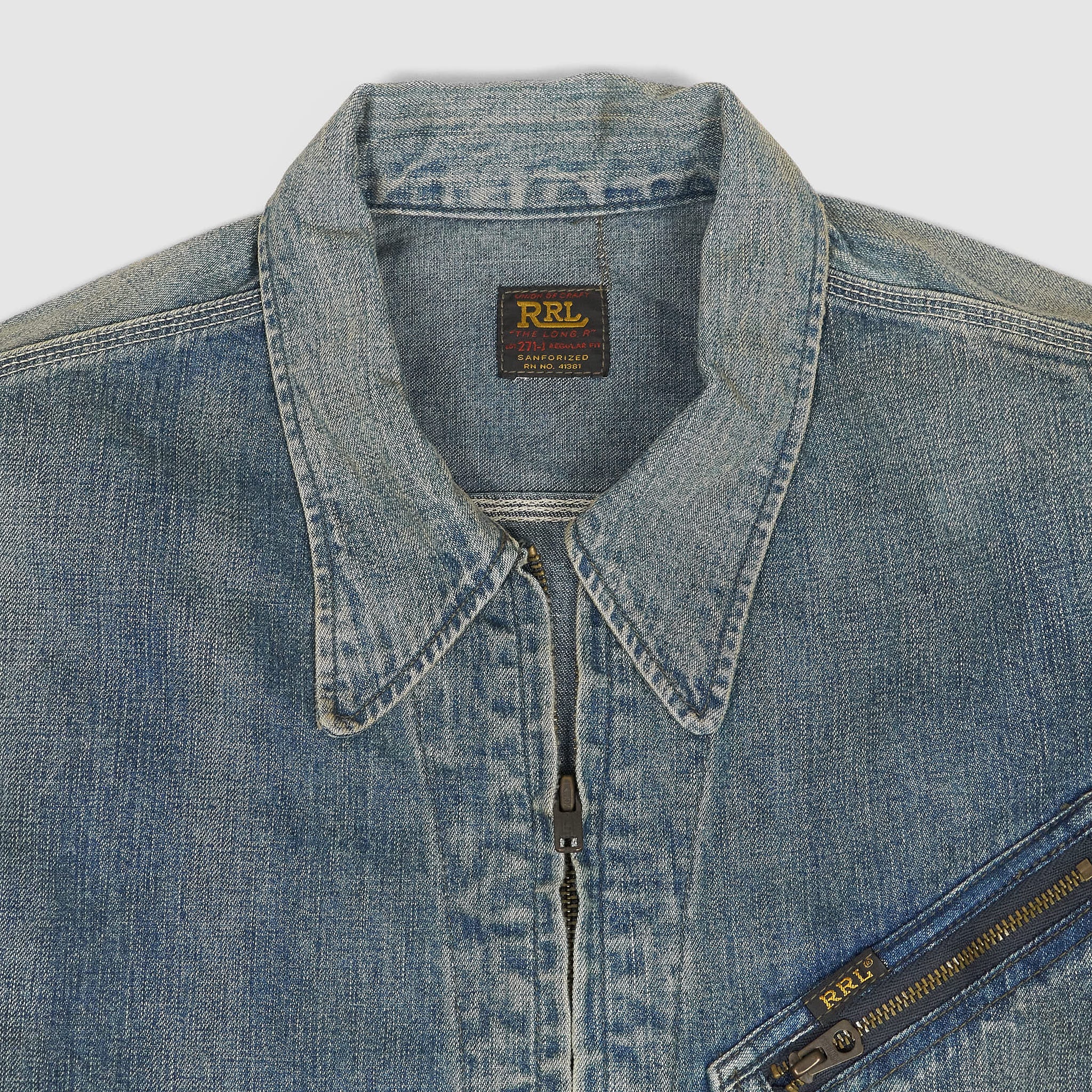 Double Rrl Smock Double RL Denim Jacket - DeeCee style