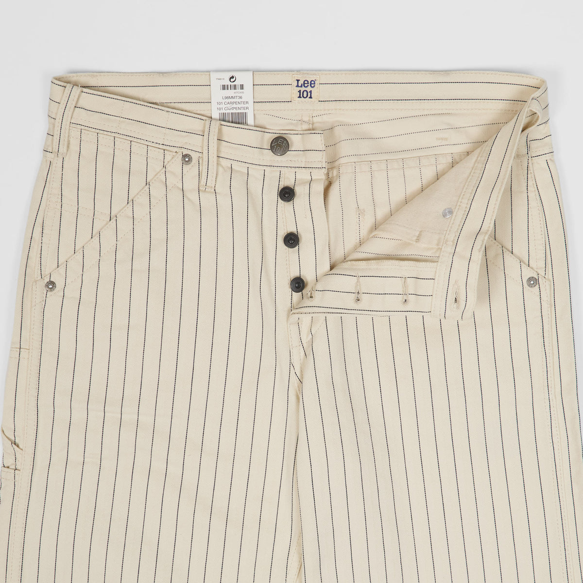 Lee 101 Carpenter Pants Indigo Stripes