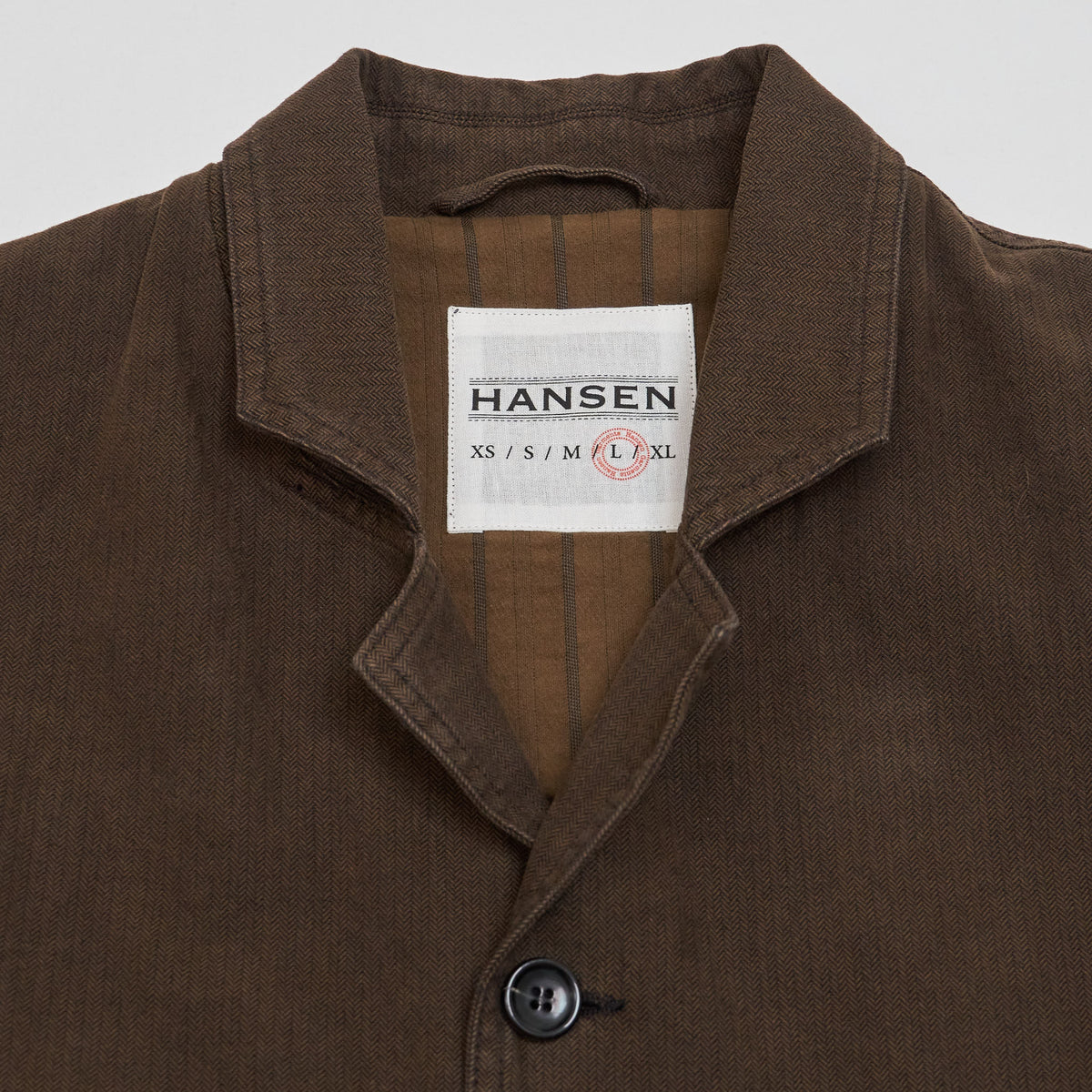 Hansen Work Type Formal Herringbone Jacket