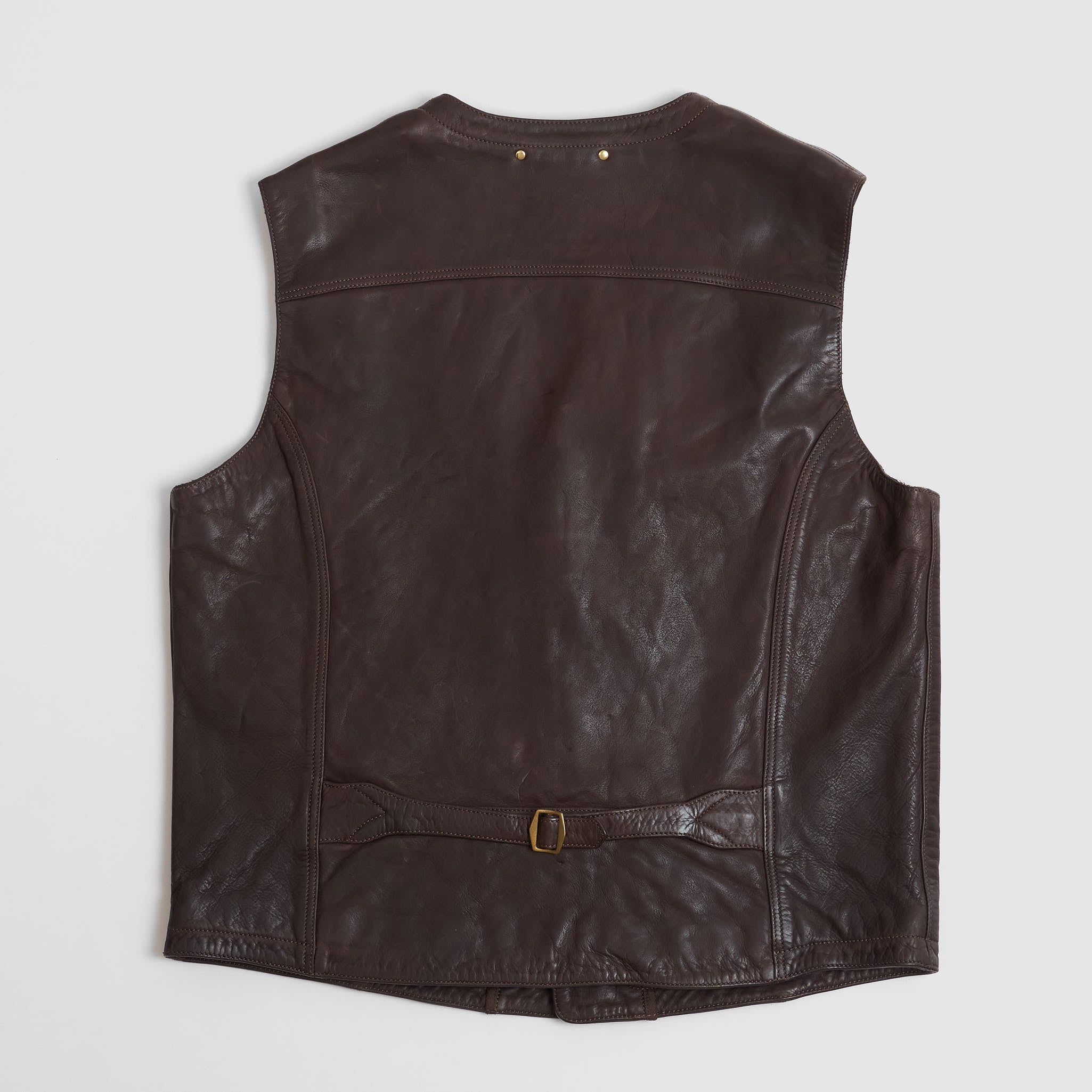 Thedi Leathers Horsehide Biker Vest - DeeCee style