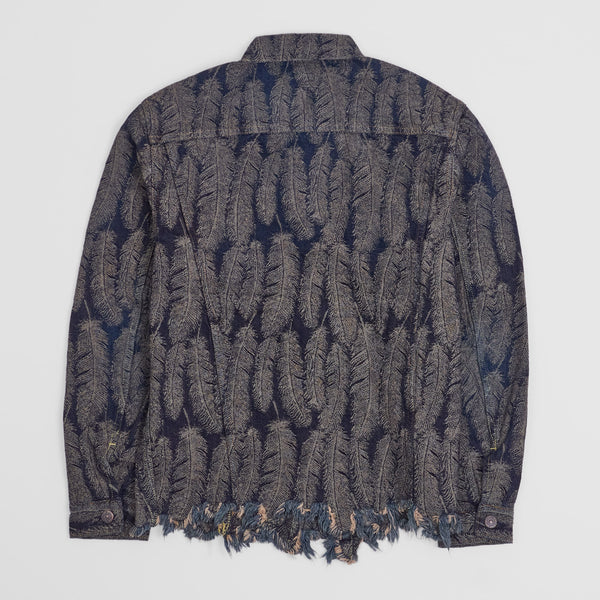 Kapital Feather Jaquard Woven Indigo Type 3 Jacket - DeeCee style