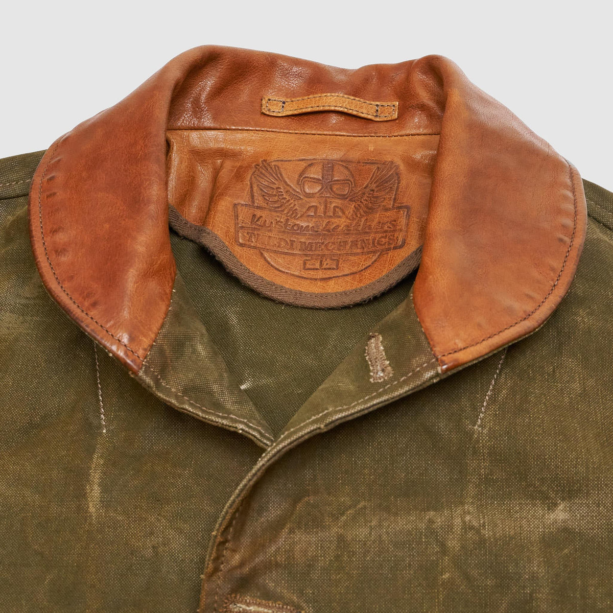 Thedi Leathers Two-Tone Waxed Canvas Jacket