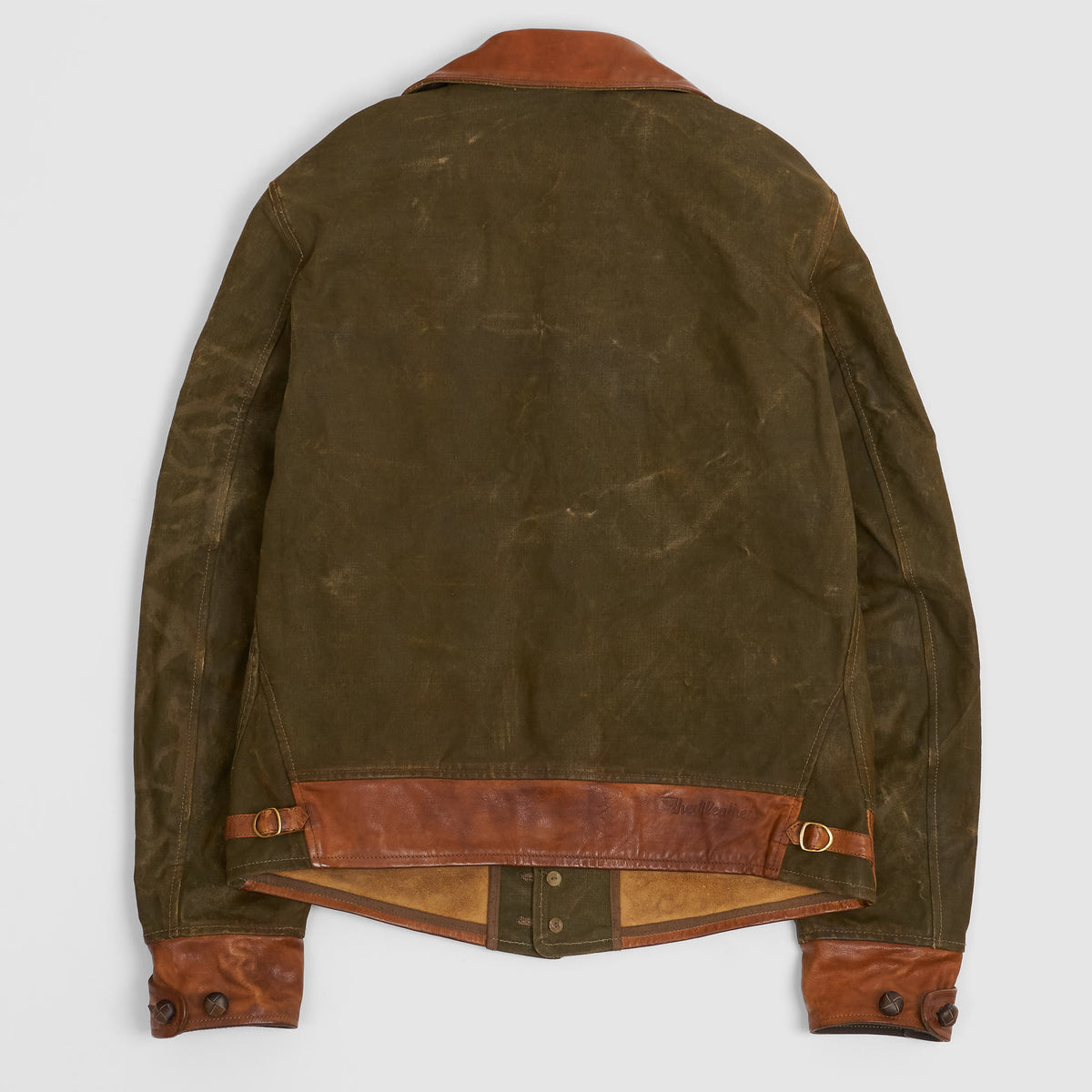 Thedi Leathers Two-Tone Waxed Canvas Jacket