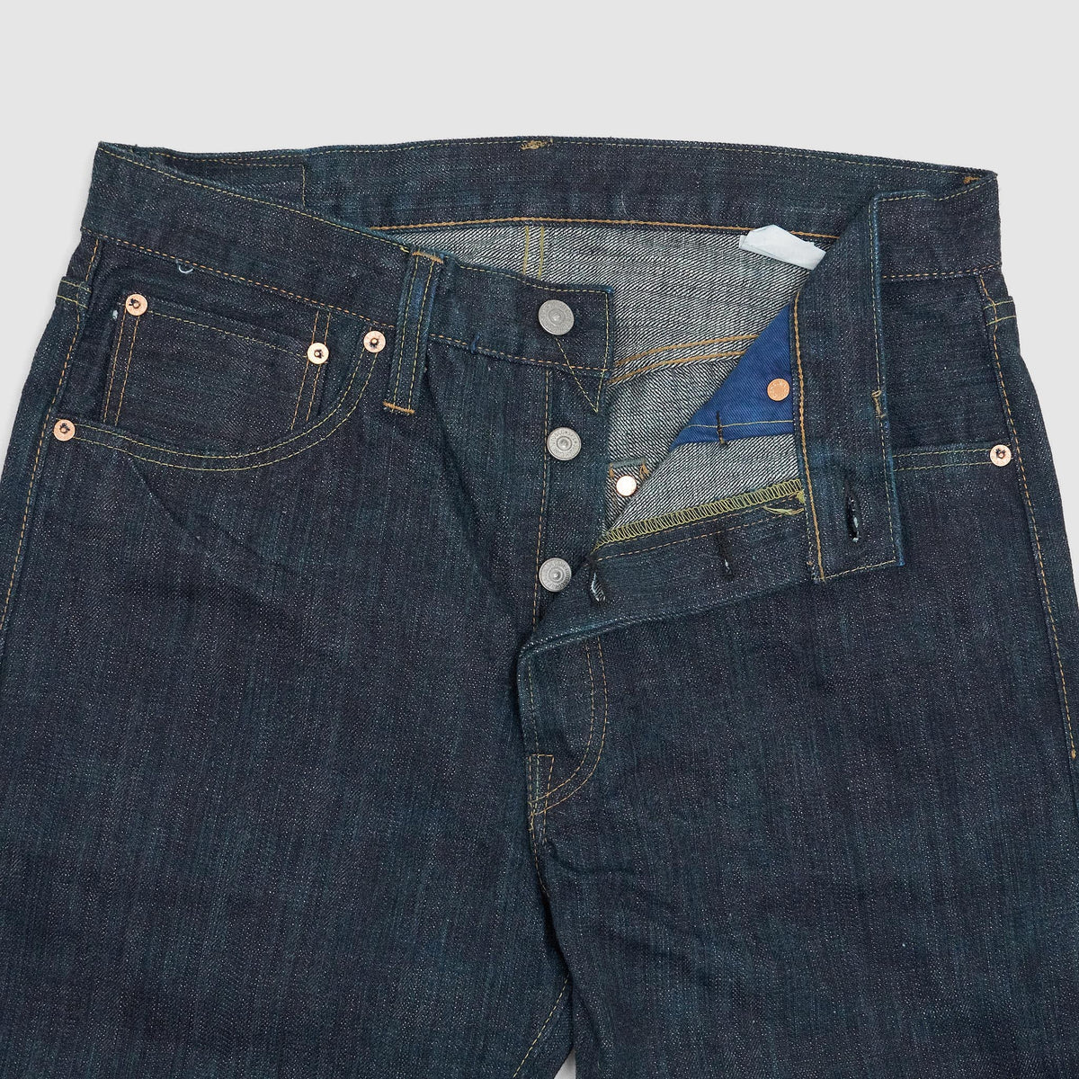 Sugar Cane Edo Ai Denim Natural Indigo Jeans, 55th Anniversary Collection