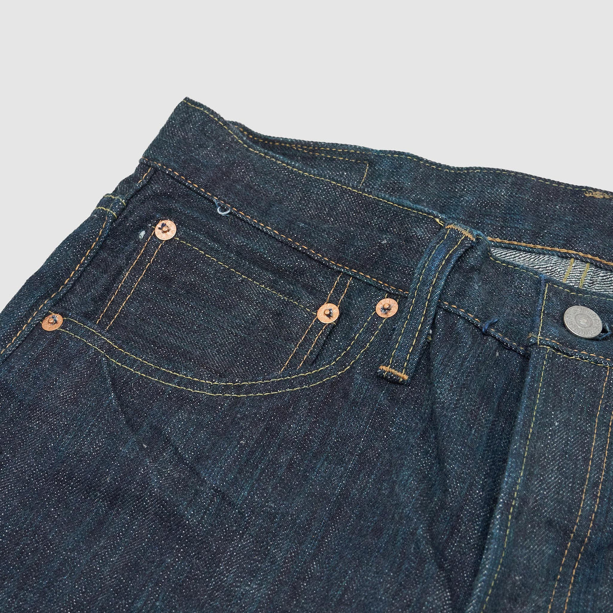 Sugar Cane Edo Ai Denim Natural Indigo Jeans, 55th Anniversary Collection