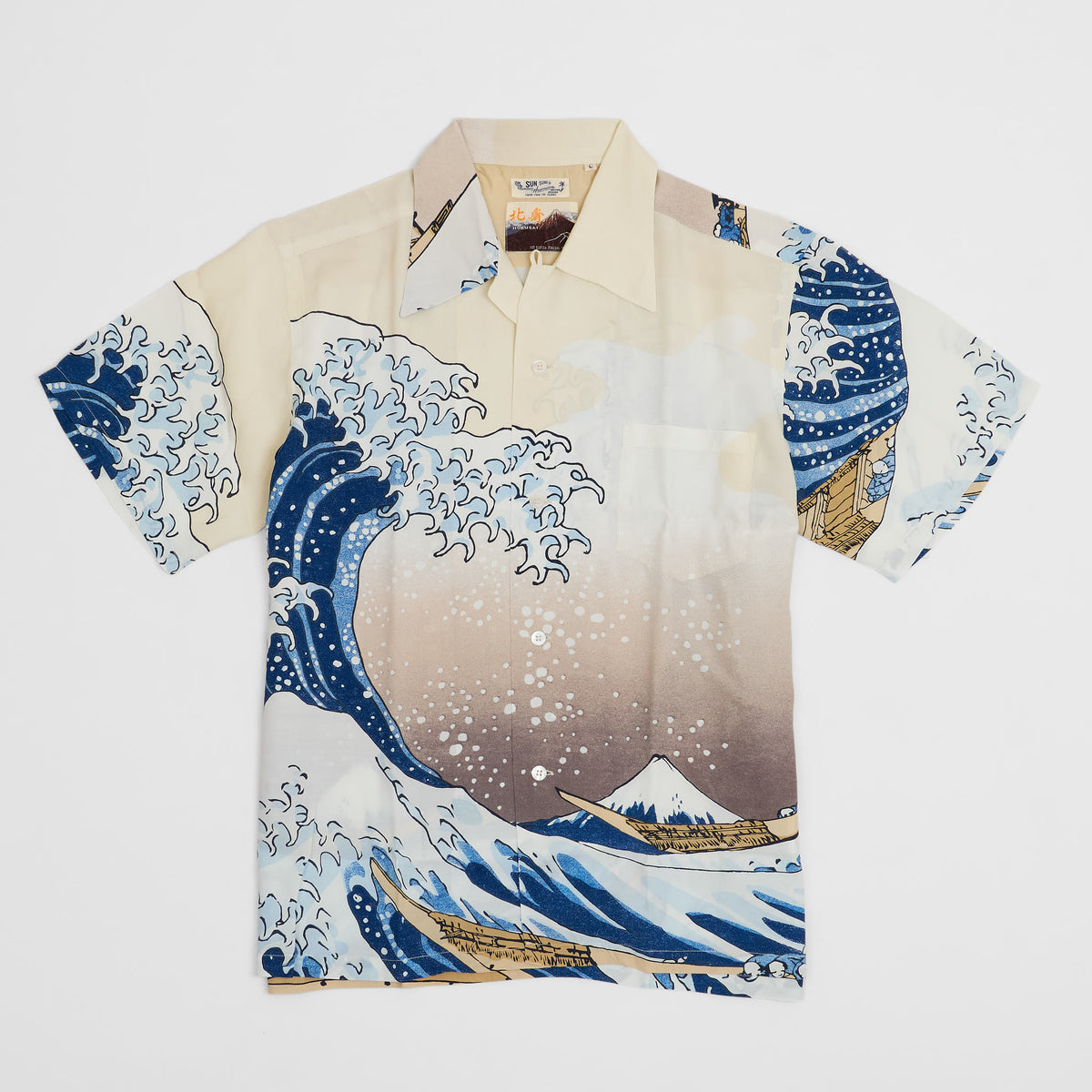 Sun Surf Limited Edition Hokusai The Great Wave off Kanagawa Hawaiian Shirt