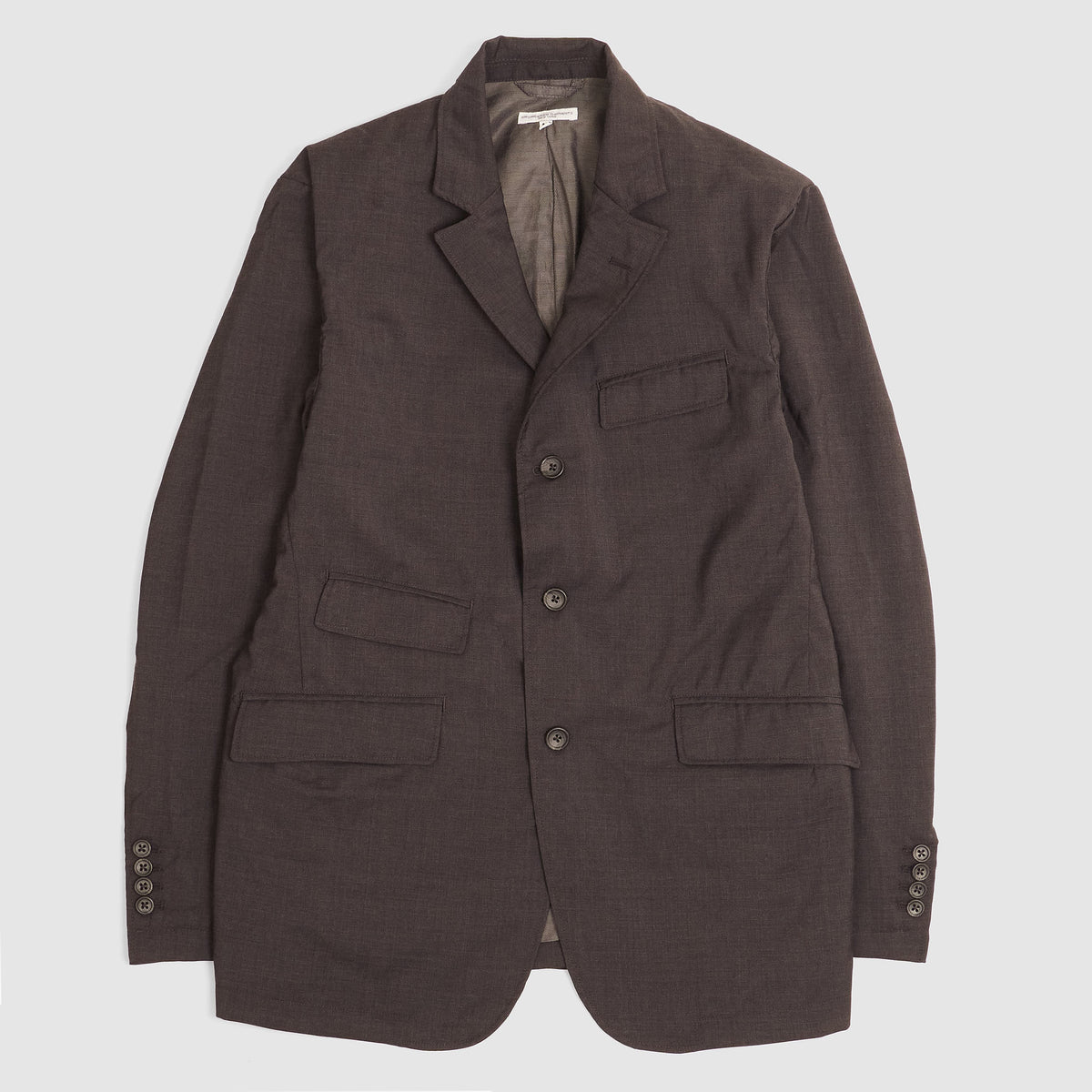 Engineered Garments Tropical Wool Blazer Jacket charcoal