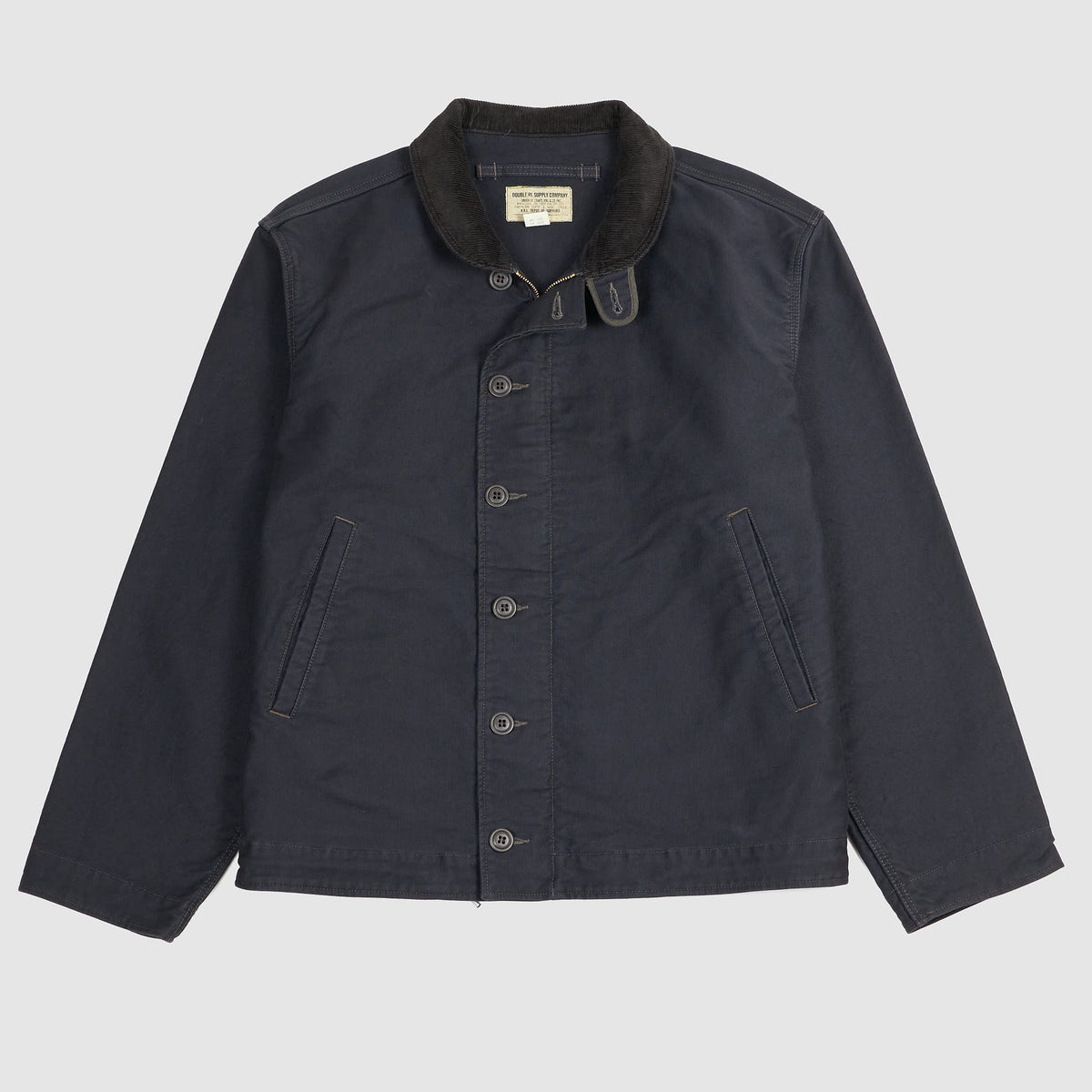 Double RL Type N-1 Deck Jacket With Cord Collar